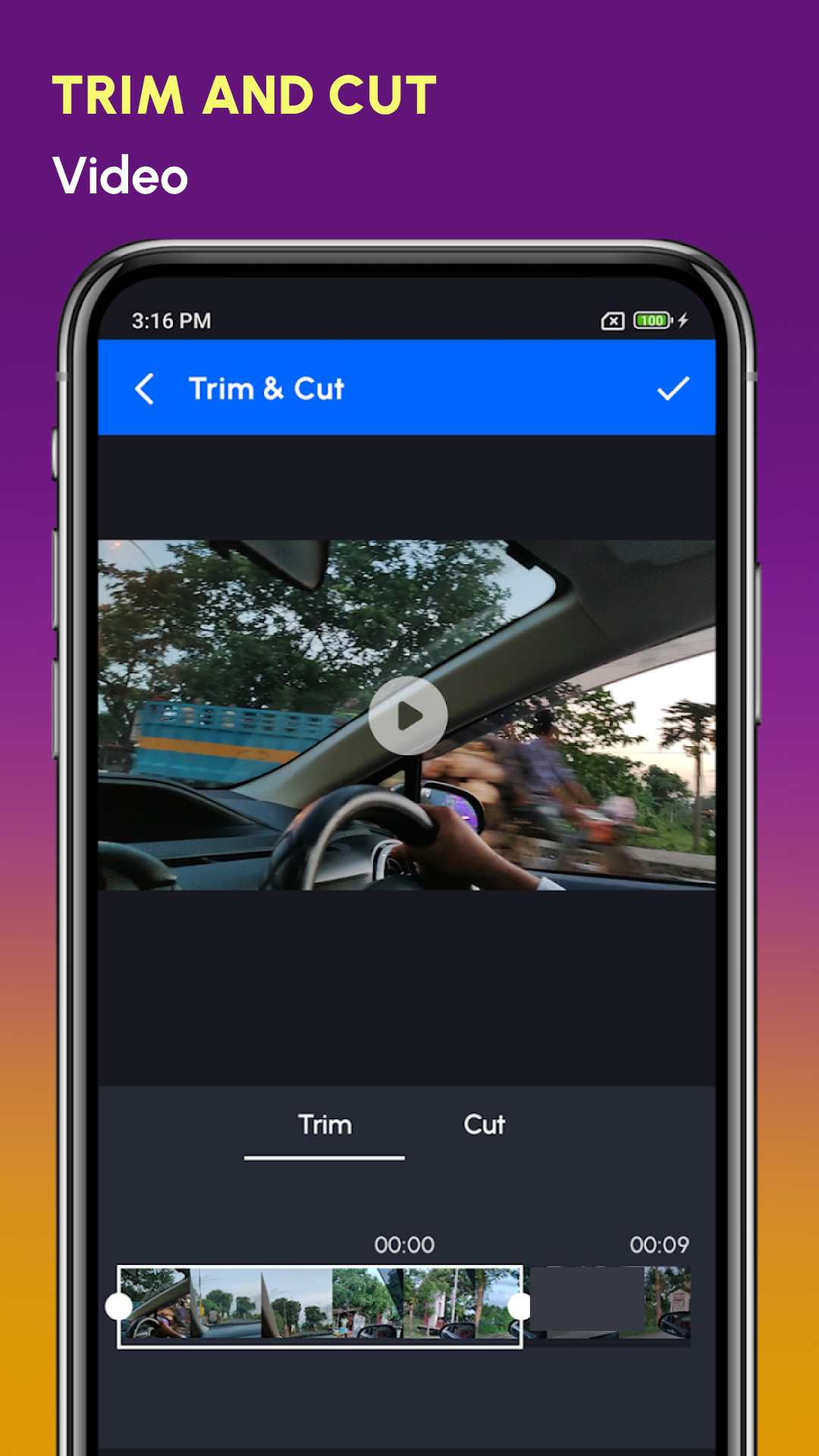 اسکرین شات 5 برنامه Resize Video, Compress & Crop