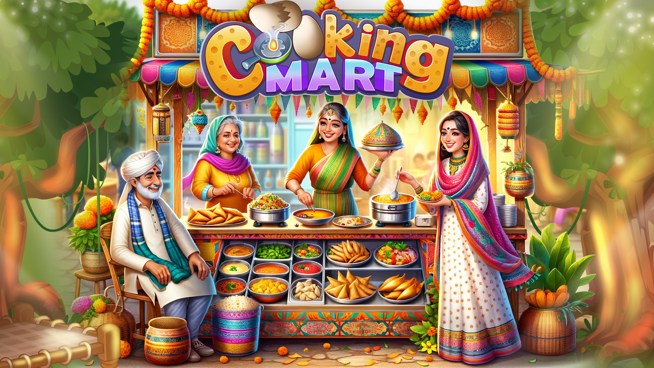 اسکرین شات 1 بازی Cooking Mart - Indian Cooking