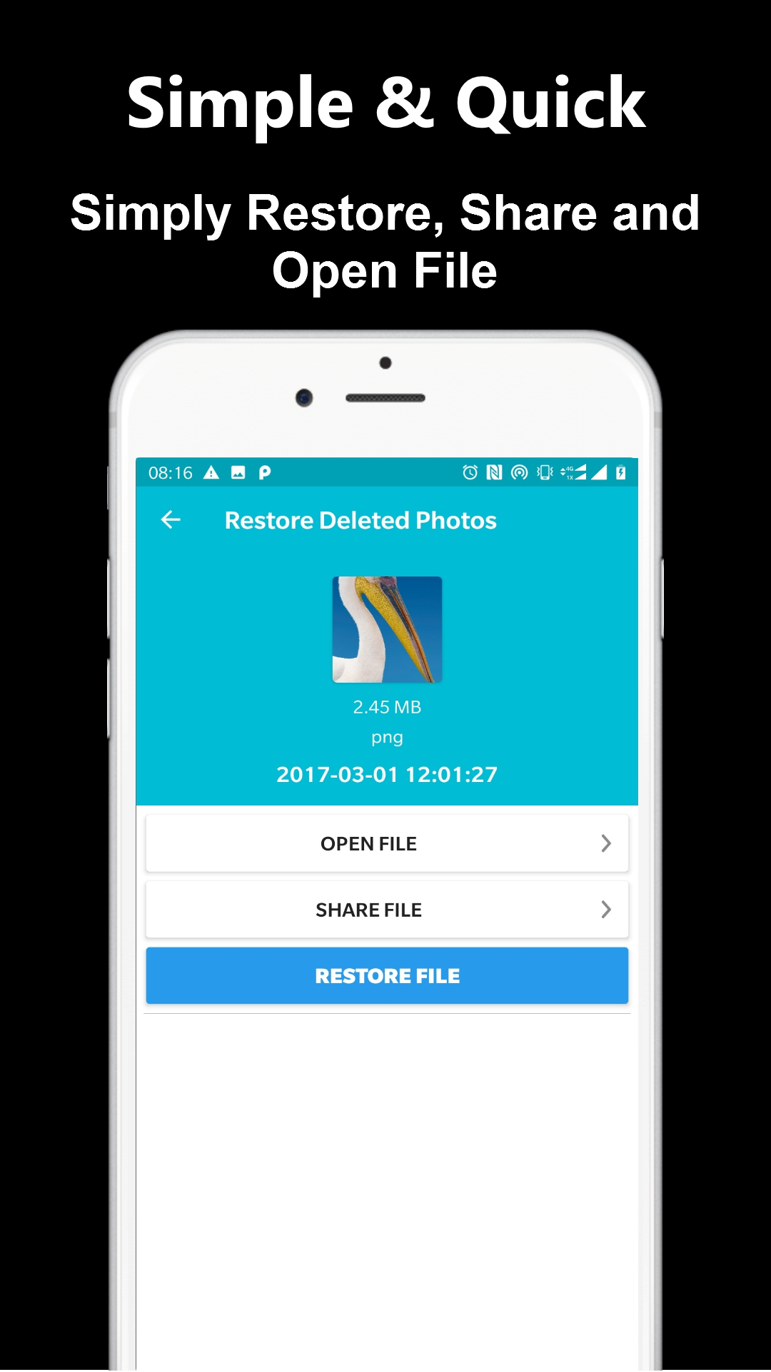 اسکرین شات 6 برنامه Deleted Photo Recovery