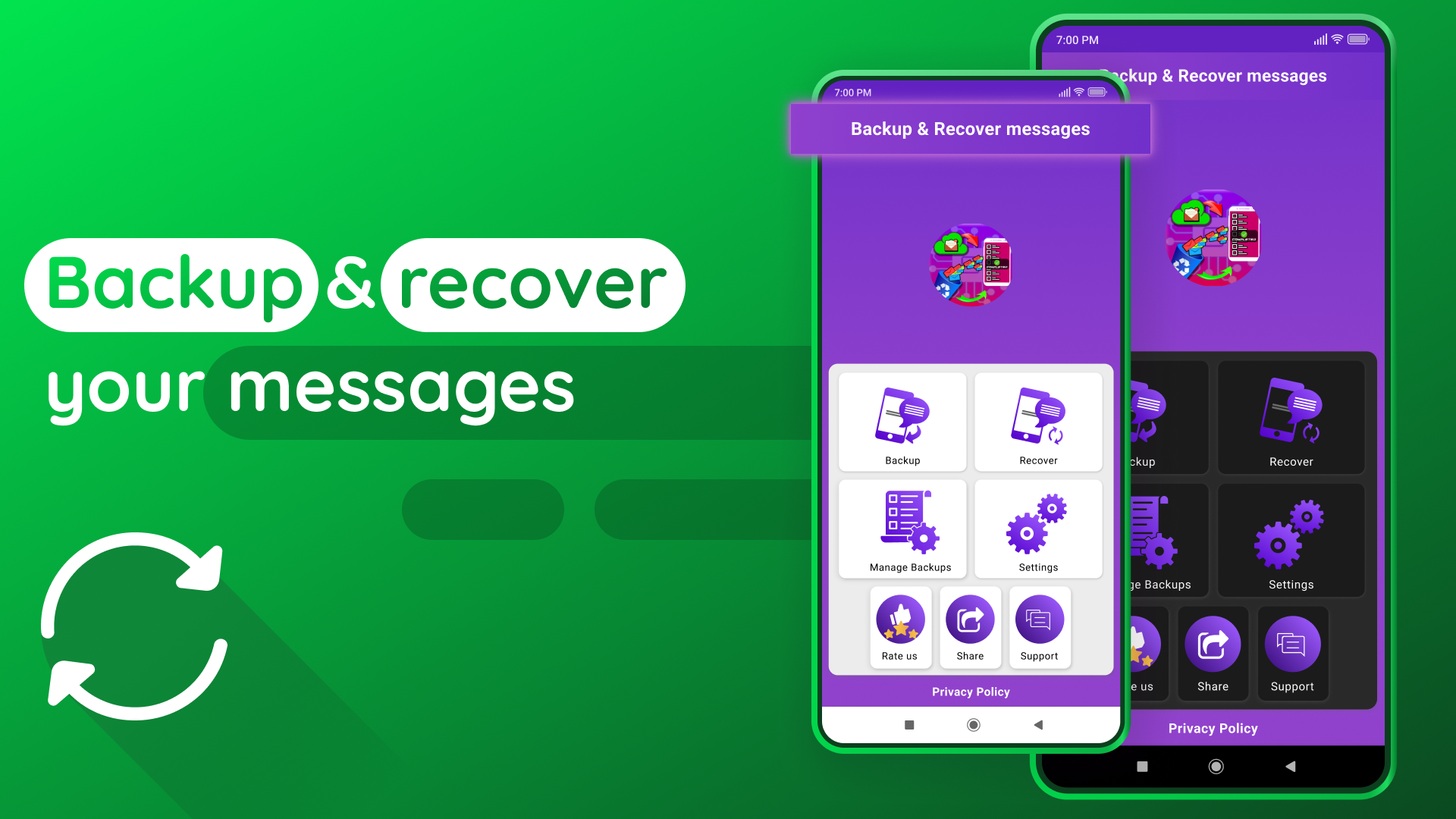 اسکرین شات 6 برنامه Recover Deleted Messages