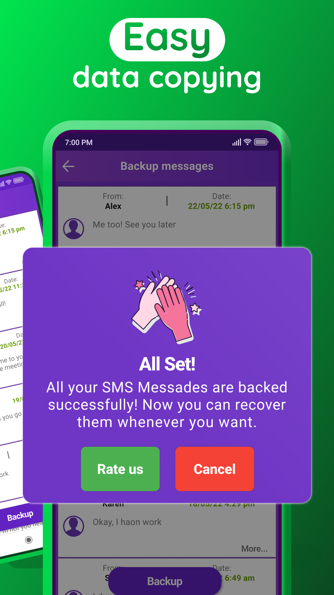 اسکرین شات 3 برنامه Recover Deleted Messages