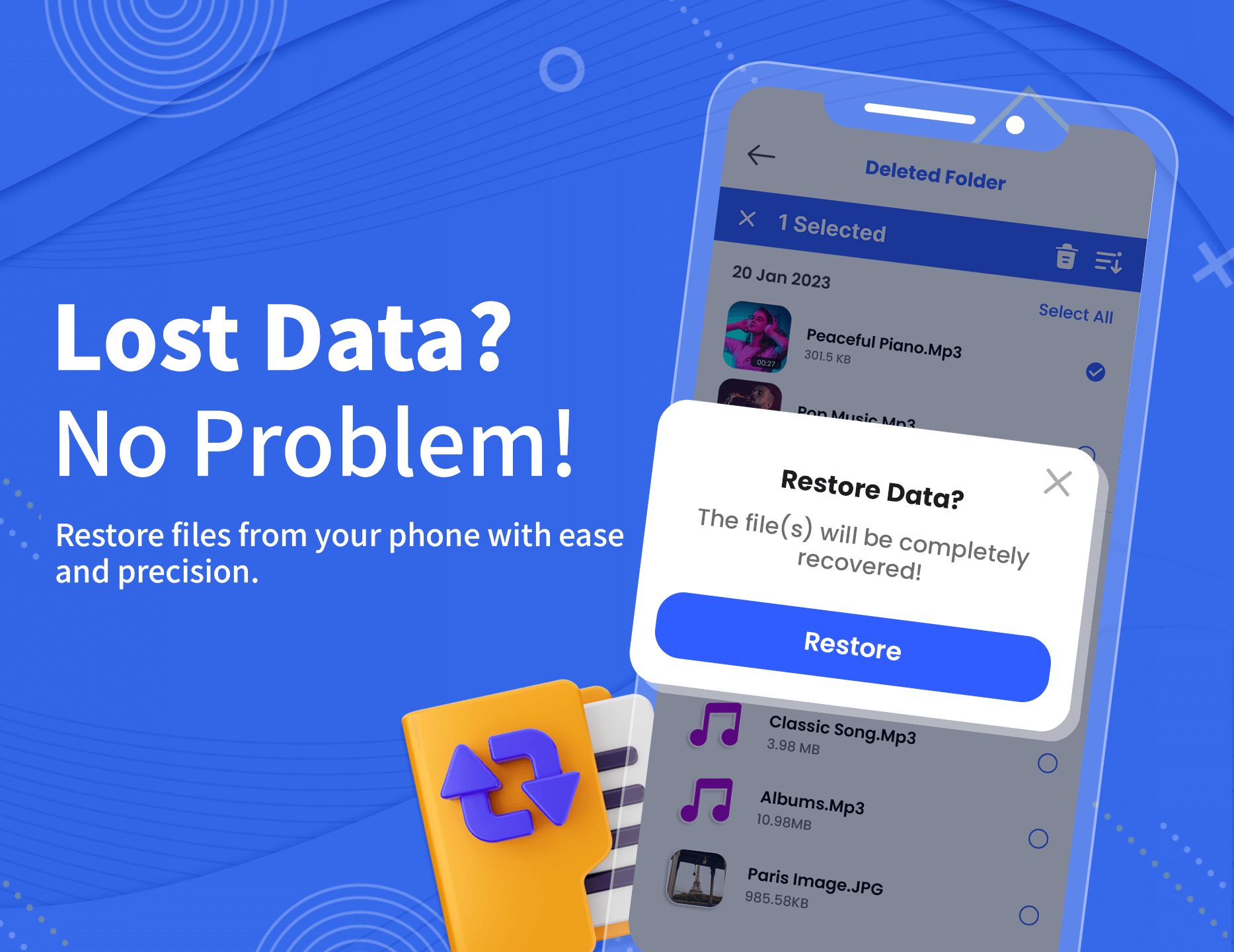 اسکرین شات 4 برنامه Data Recovery : Photo Recovery