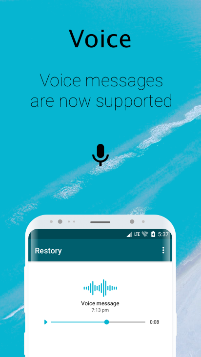 اسکرین شات 3 برنامه Restory see deleted messages