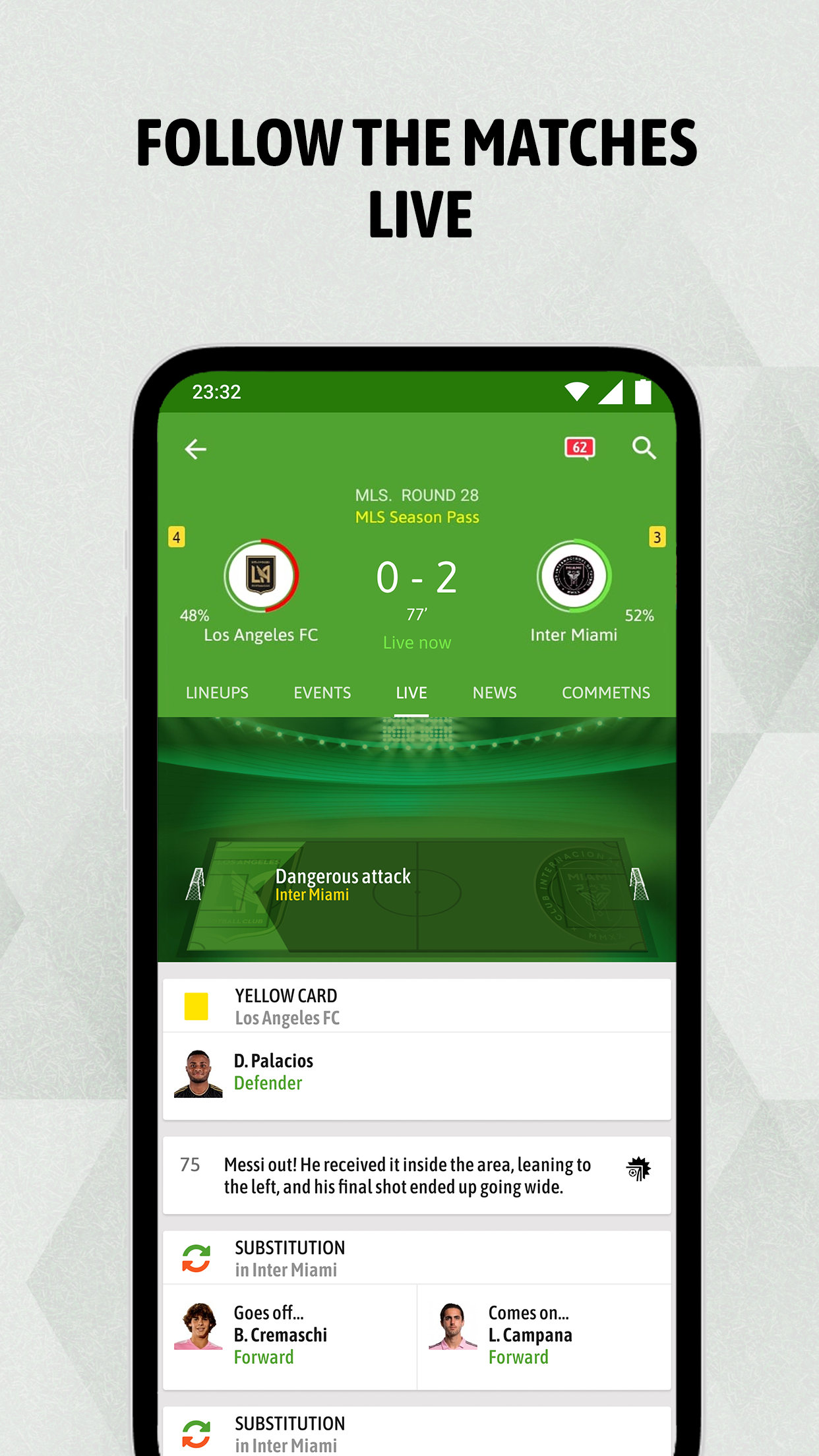 اسکرین شات 2 برنامه BeSoccer - Soccer Live Score