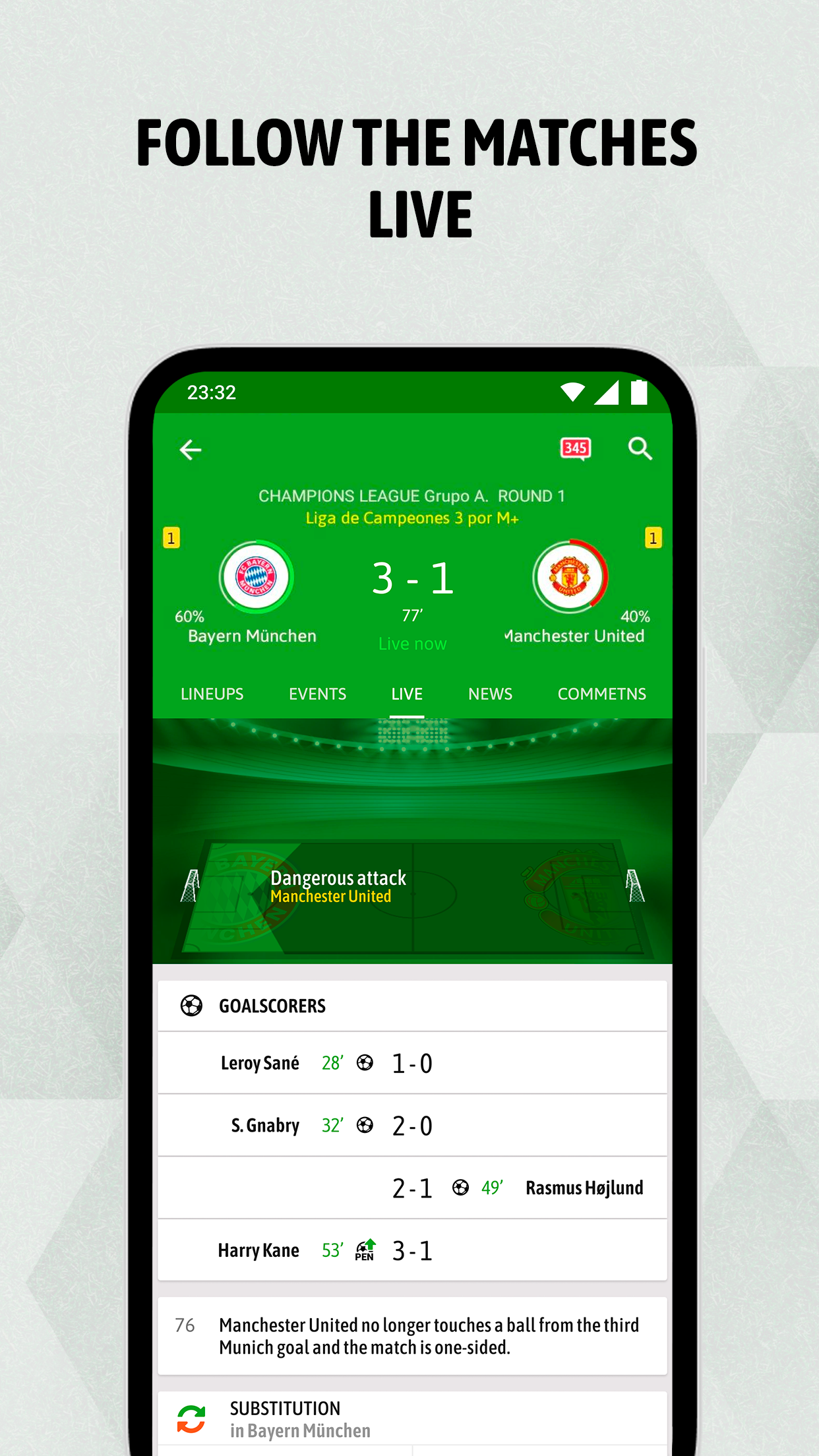 اسکرین شات 4 برنامه BeSoccer: Football Live Score