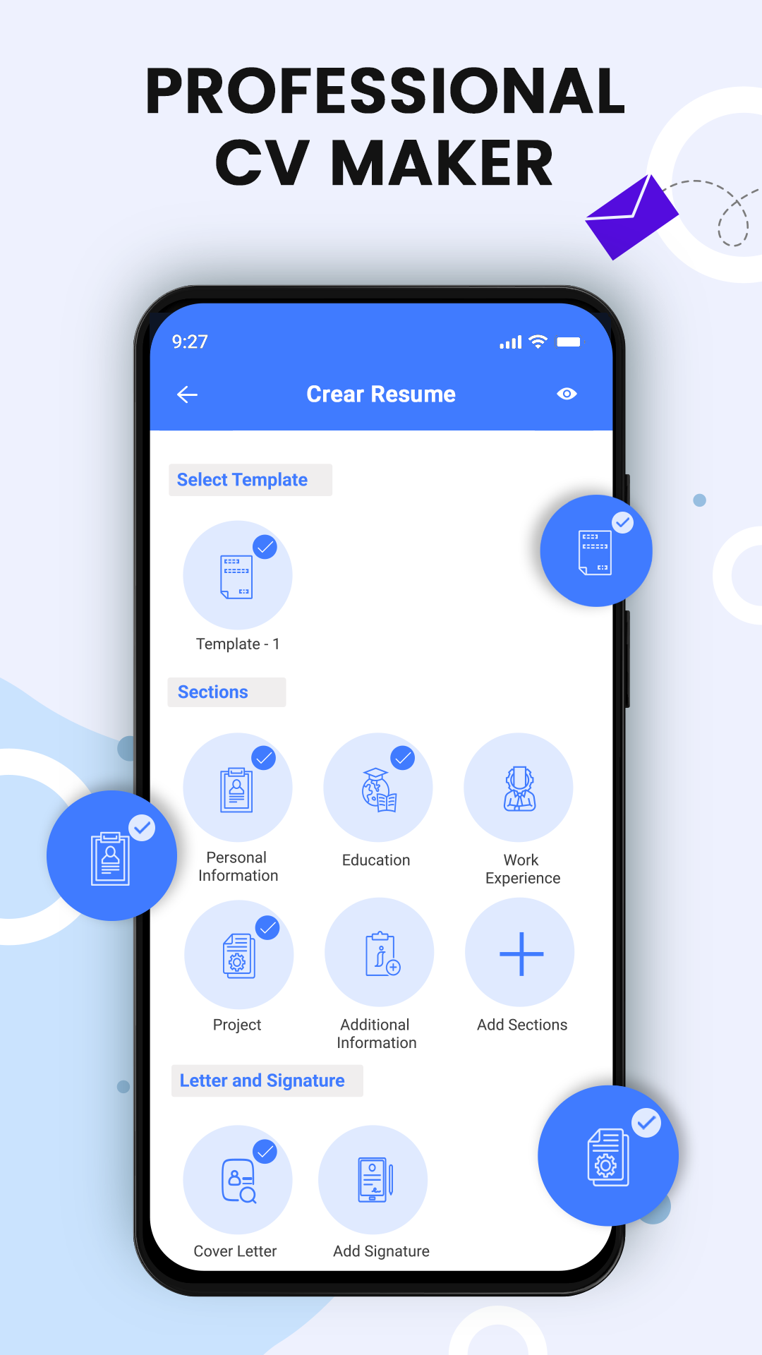 اسکرین شات 6 برنامه CV Maker & PDF Resume Builder
