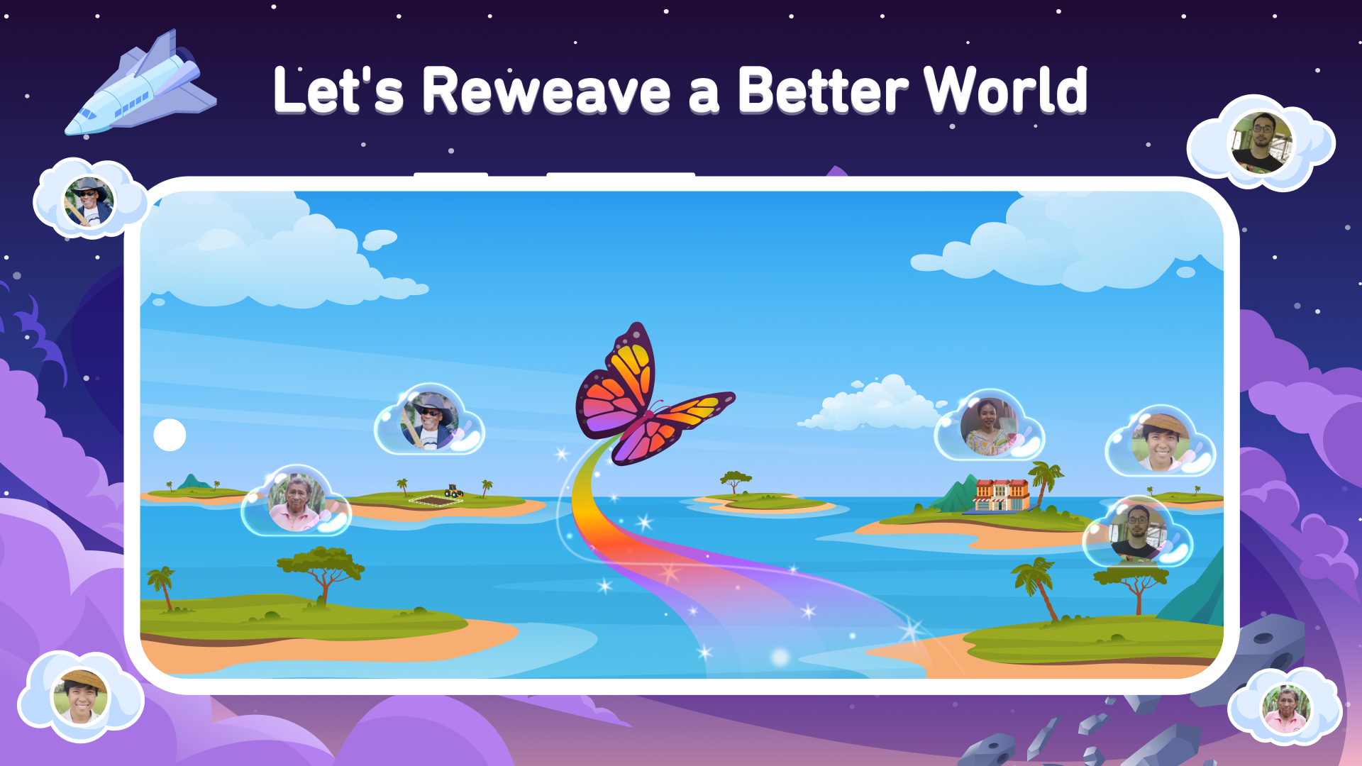اسکرین شات 1 بازی Reweave: Real World Stories