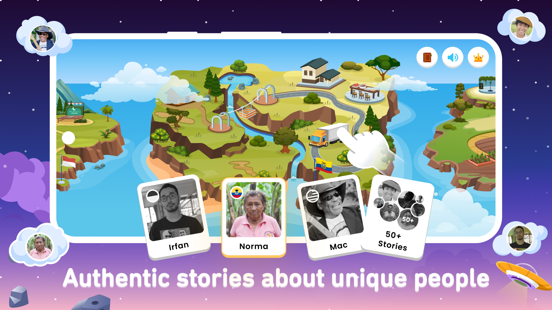 اسکرین شات 2 بازی Reweave: Real World Stories
