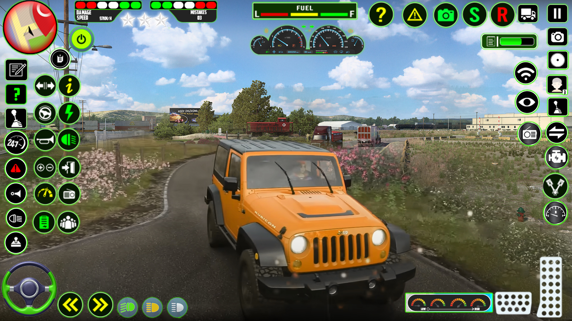 اسکرین شات 2 بازی Offroad Jeep Driving Sim 3D