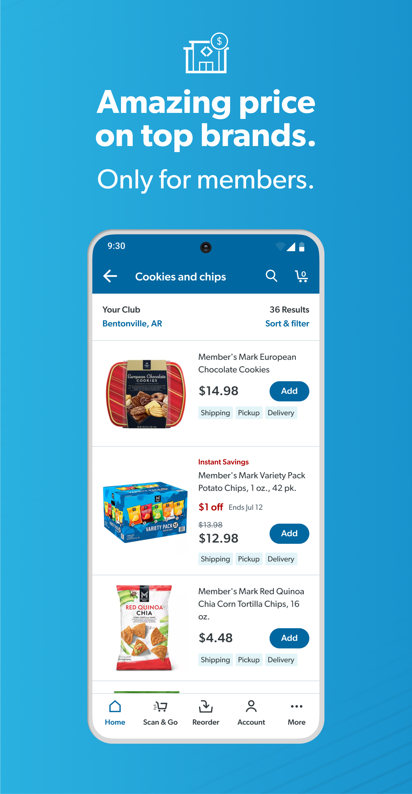 اسکرین شات 6 برنامه Sam’s Club: Shopping made easy