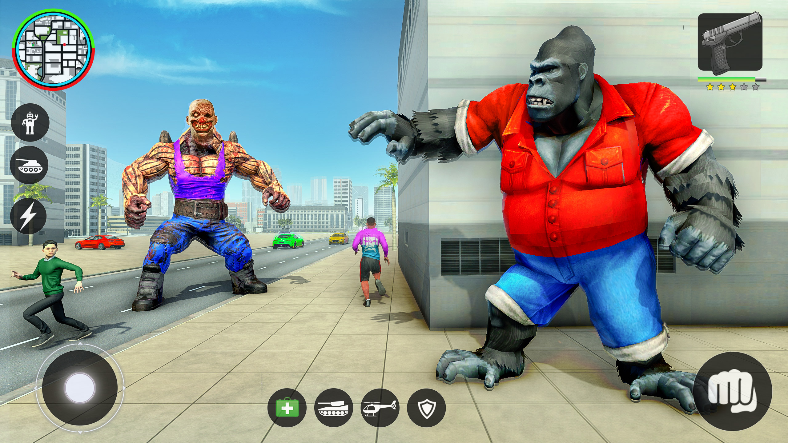 اسکرین شات 6 بازی Gorilla Fighting: Hero Game