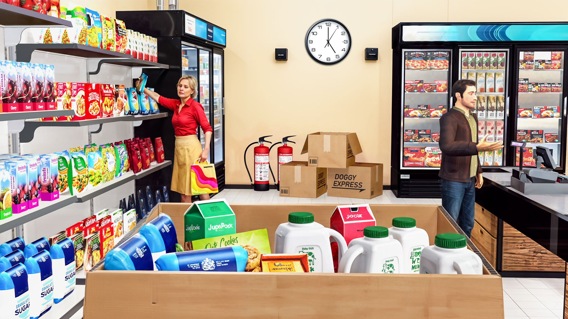 اسکرین شات 3 بازی Supermarket Factory Simulator