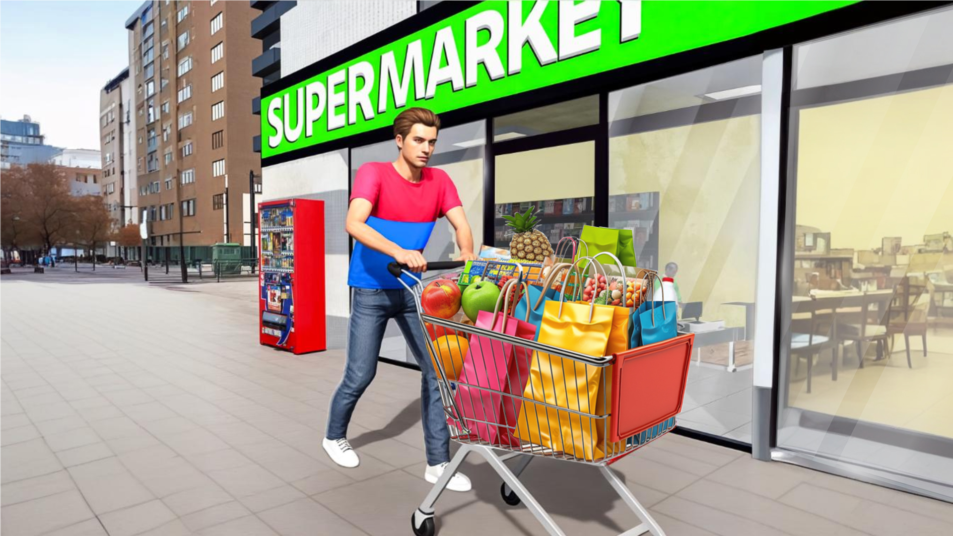 اسکرین شات 1 بازی Supermarket Factory Simulator