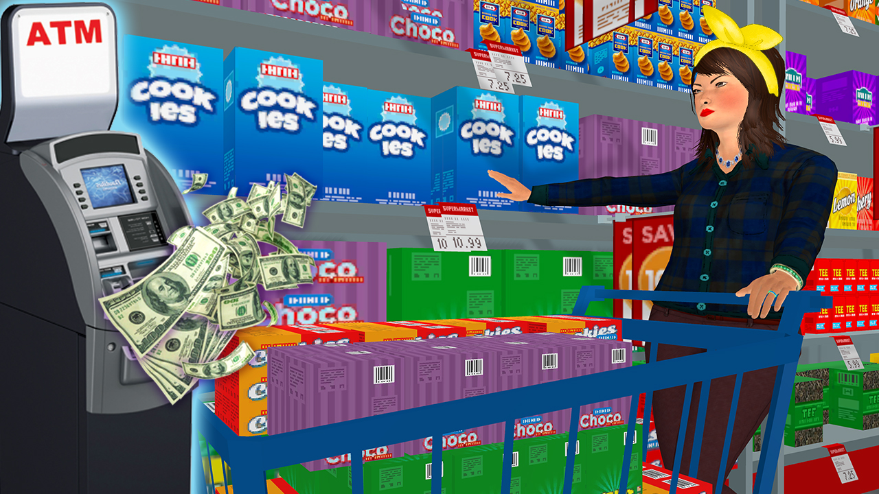 اسکرین شات 6 بازی Working Mom Paper Girl: Virtual Mother Family Game