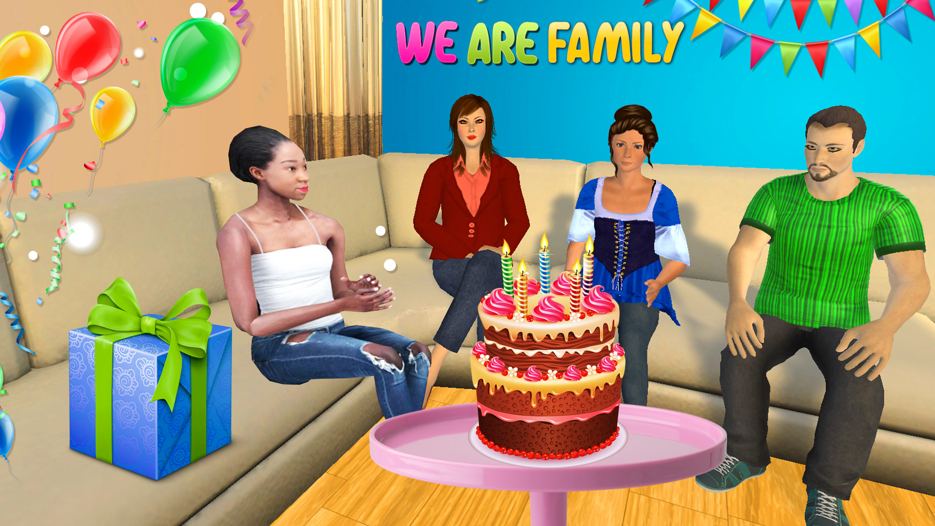 اسکرین شات 1 بازی Working Mom Paper Girl: Virtual Mother Family Game