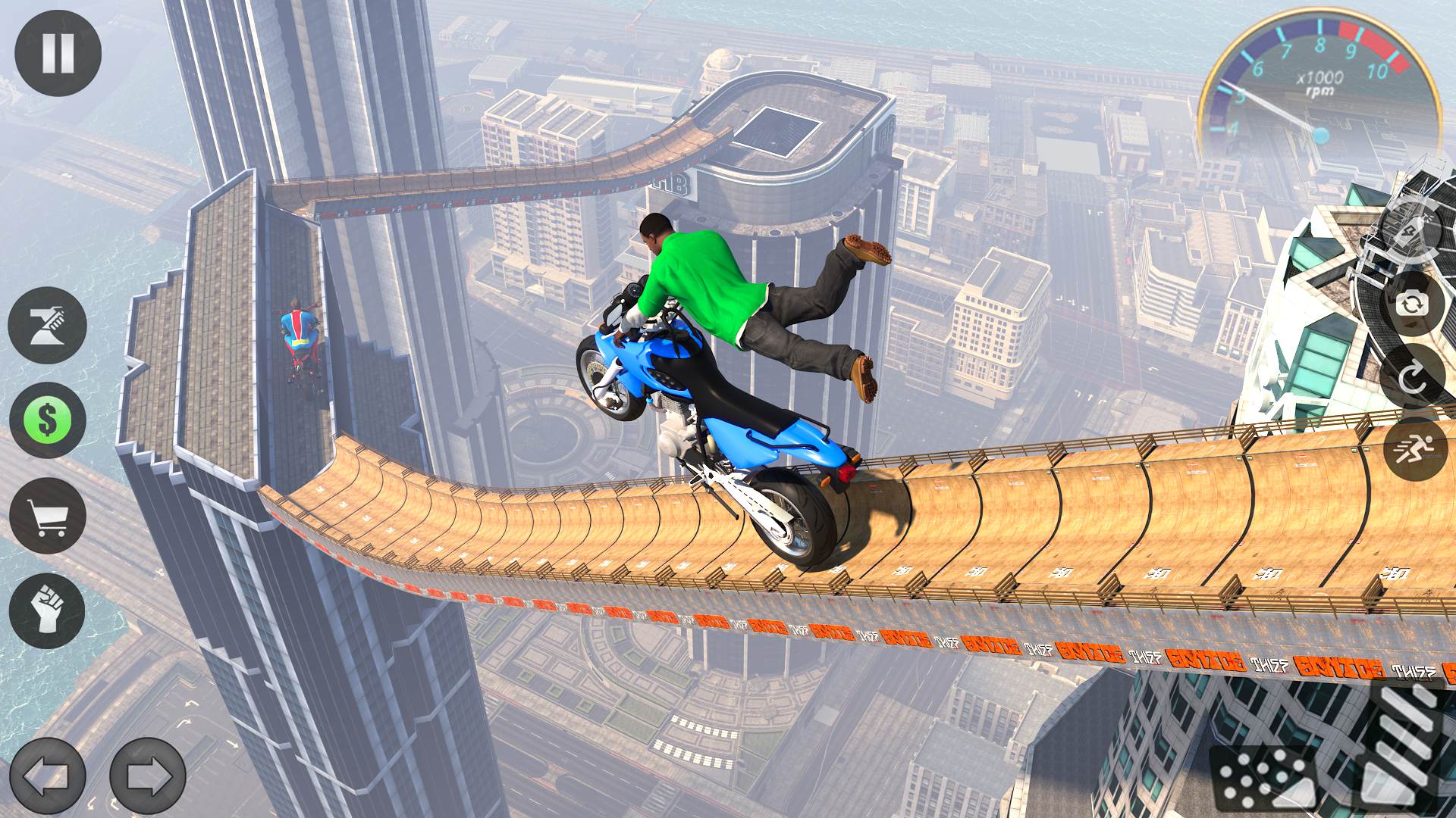 اسکرین شات 2 برنامه Ramp Bike Games GT Bike Stunts