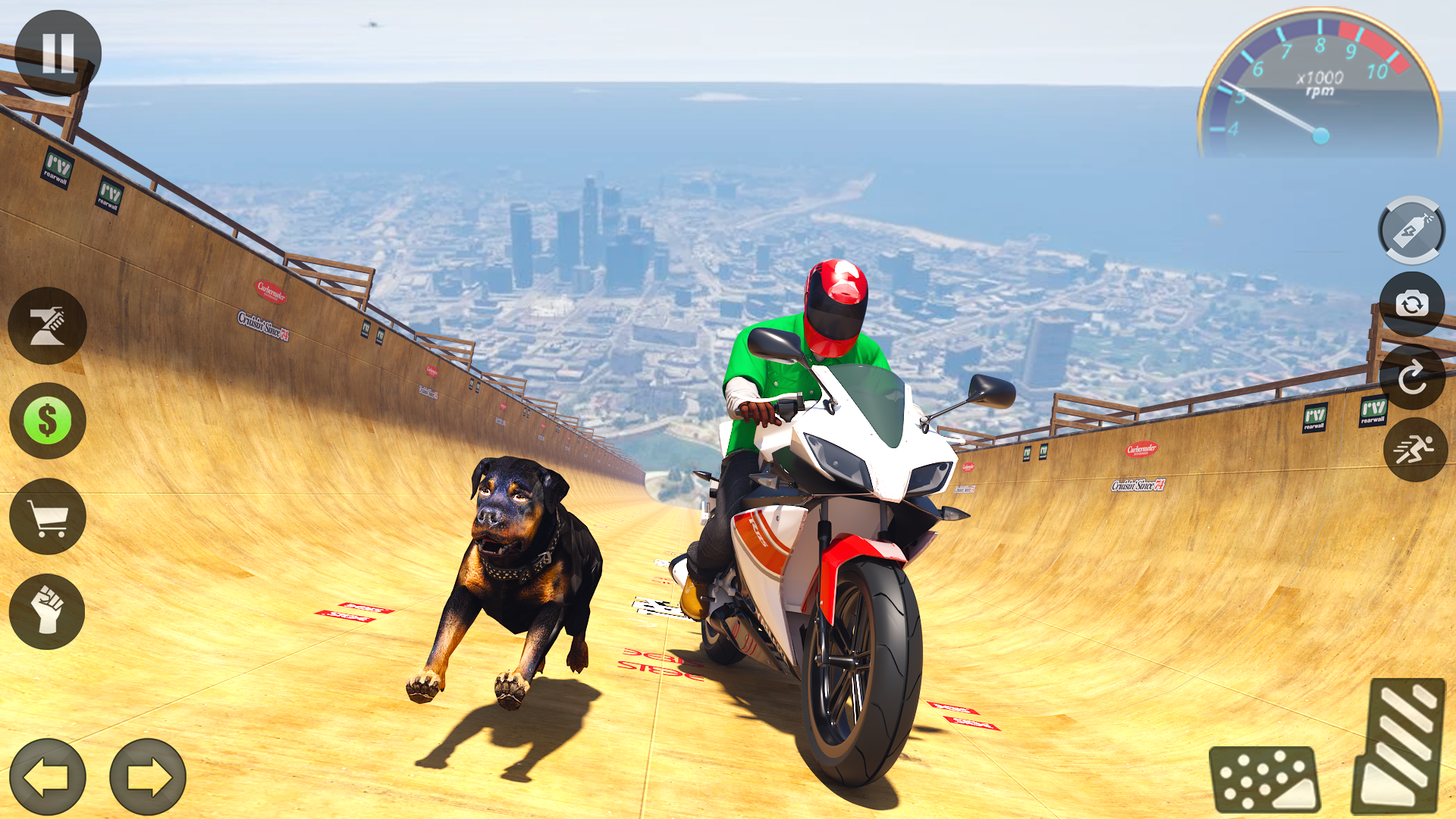 اسکرین شات 4 برنامه Ramp Bike Games GT Bike Stunts