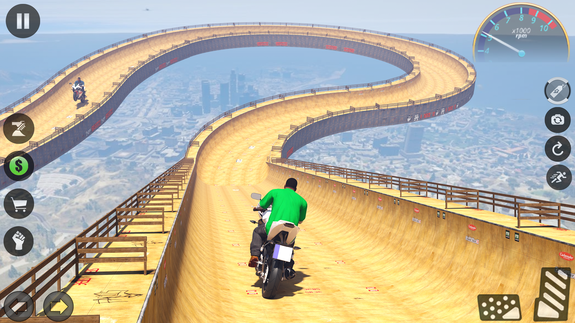 اسکرین شات 3 برنامه Ramp Bike Games GT Bike Stunts