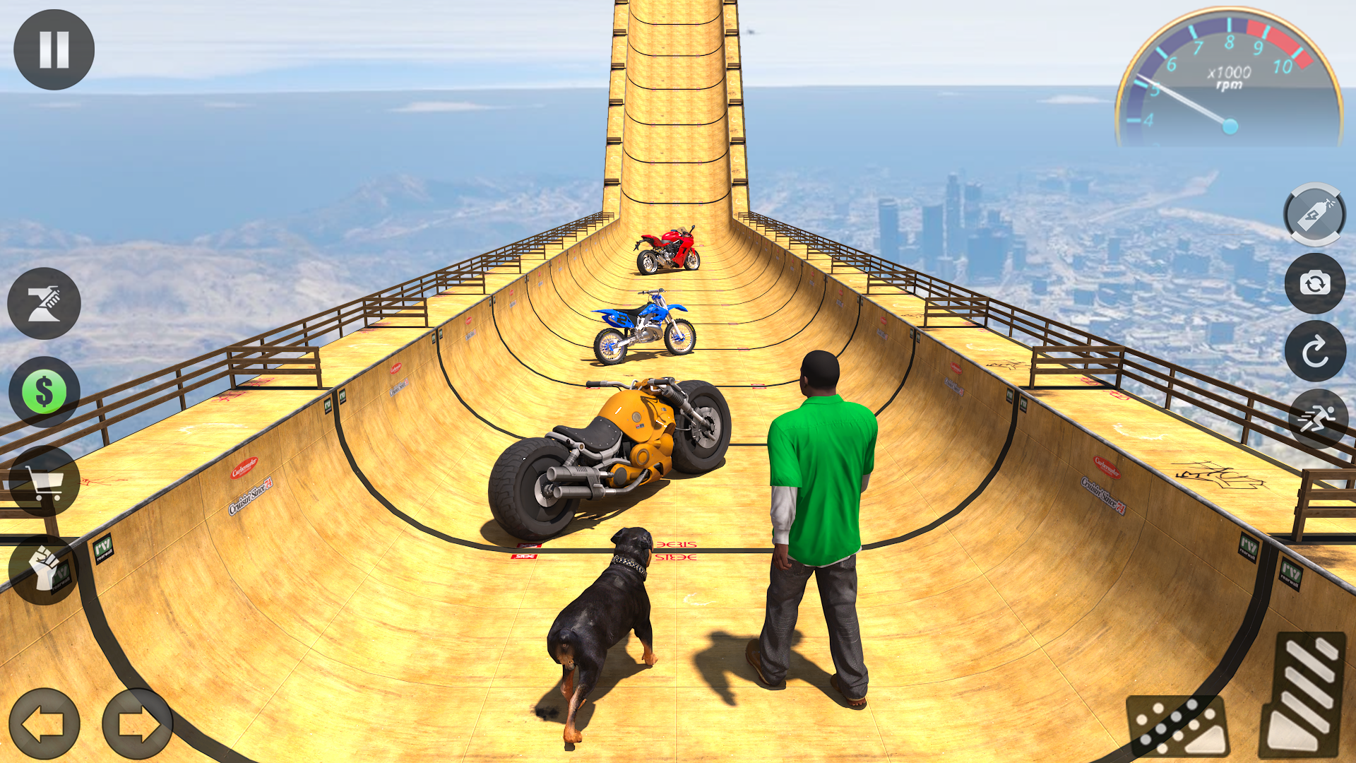 اسکرین شات 1 برنامه Ramp Bike Games GT Bike Stunts