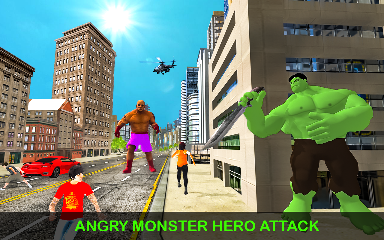 اسکرین شات 4 برنامه Incredible Monster Hero Games