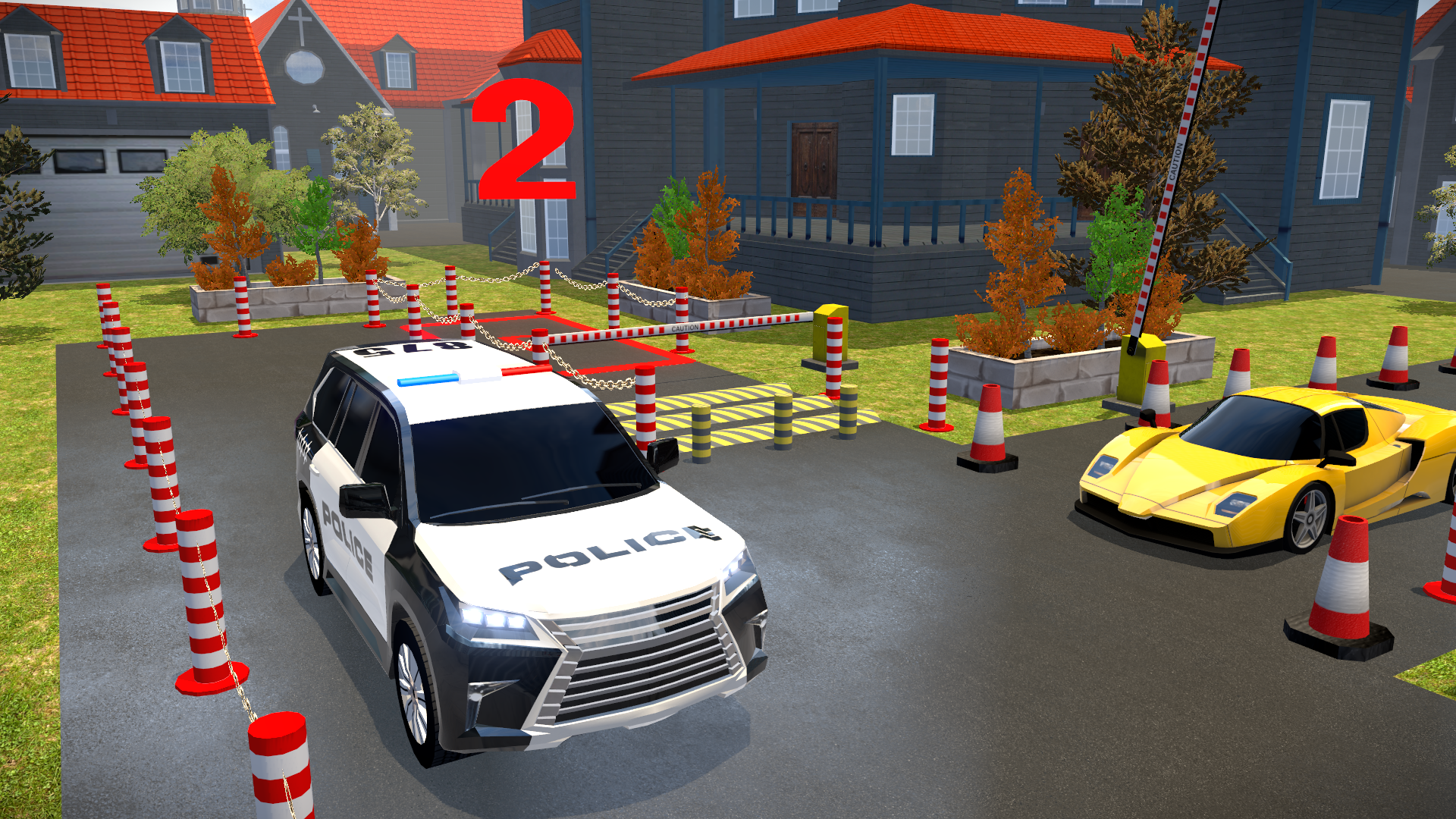 اسکرین شات 3 بازی Master Police Parking 3d Sim