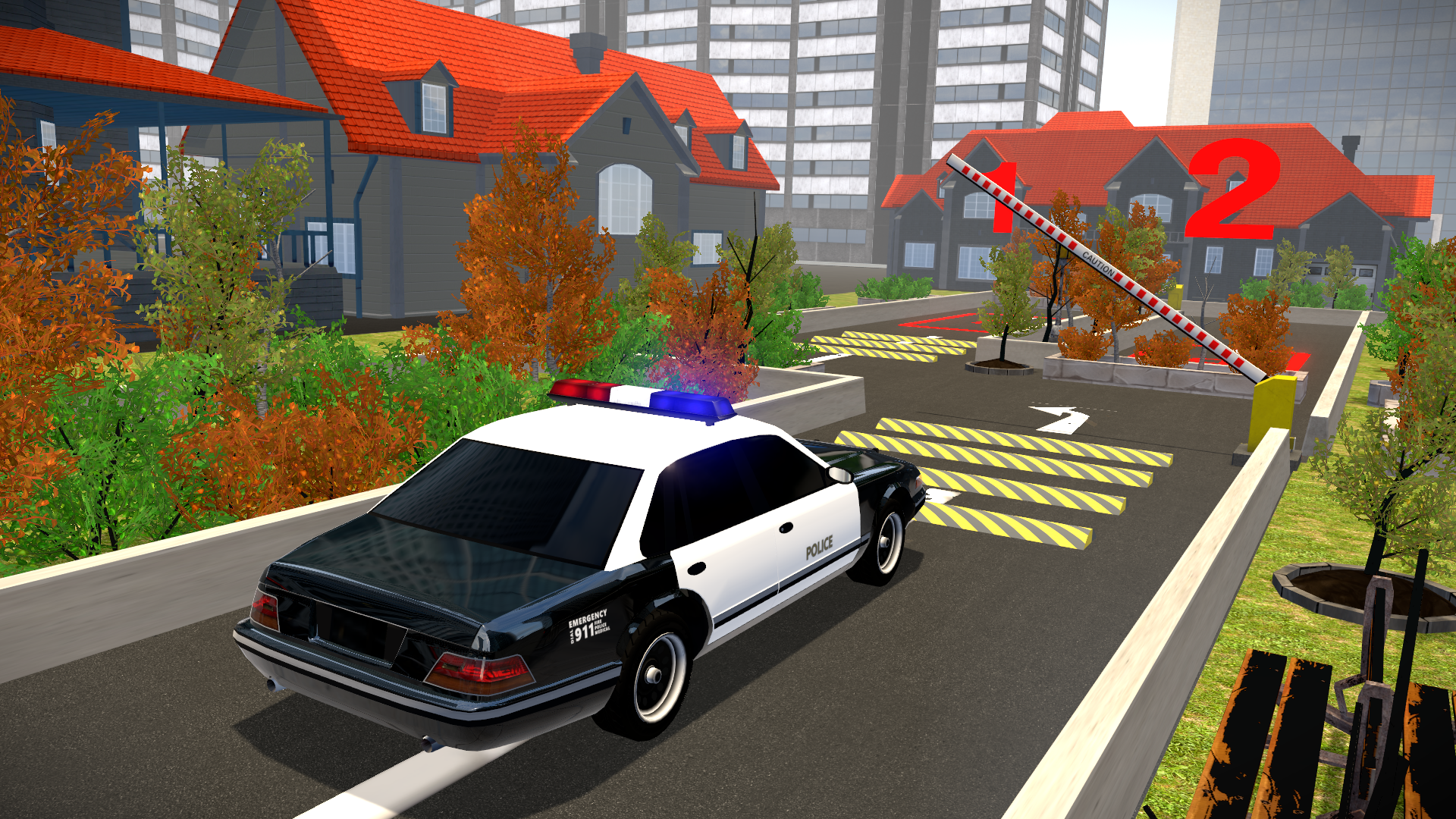اسکرین شات 3 بازی Master Police Parking 3d Sim