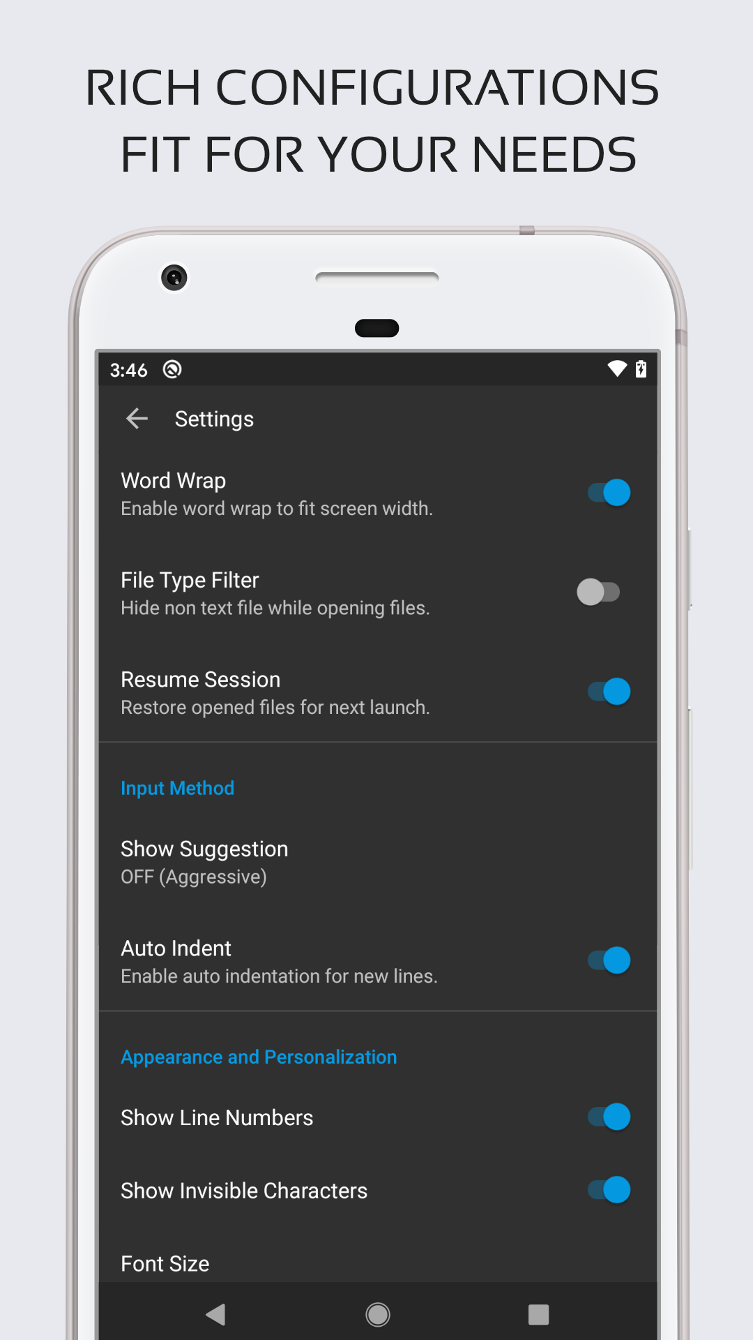 اسکرین شات 5 برنامه Code Editor - Compiler & IDE
