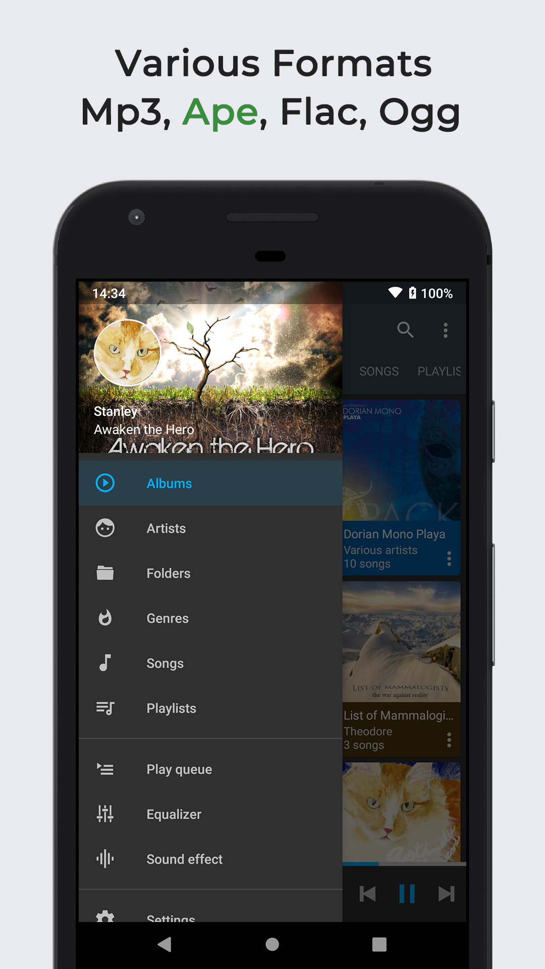 اسکرین شات 2 برنامه Omnia Music Player