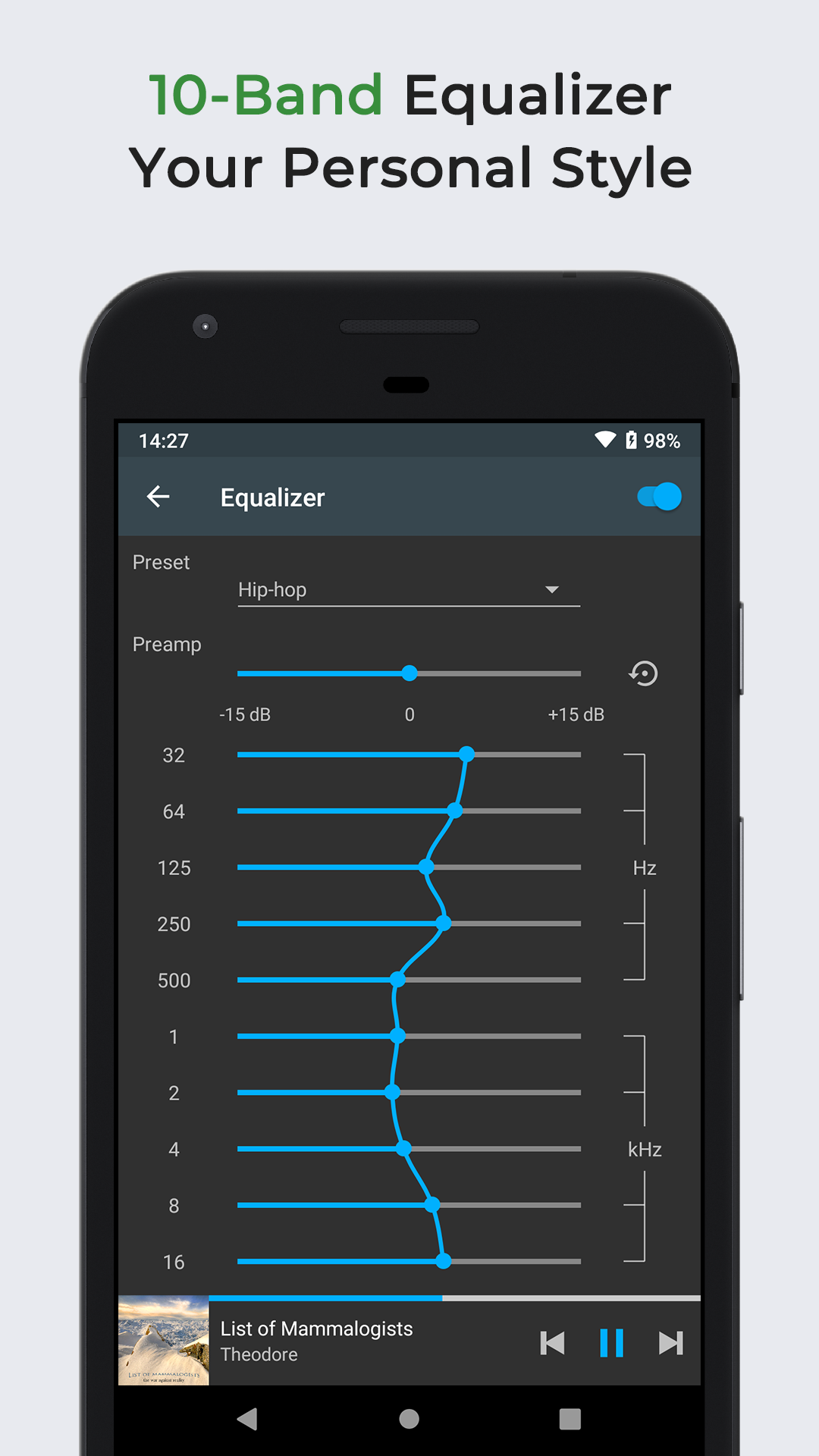 اسکرین شات 7 برنامه Omnia Music Player