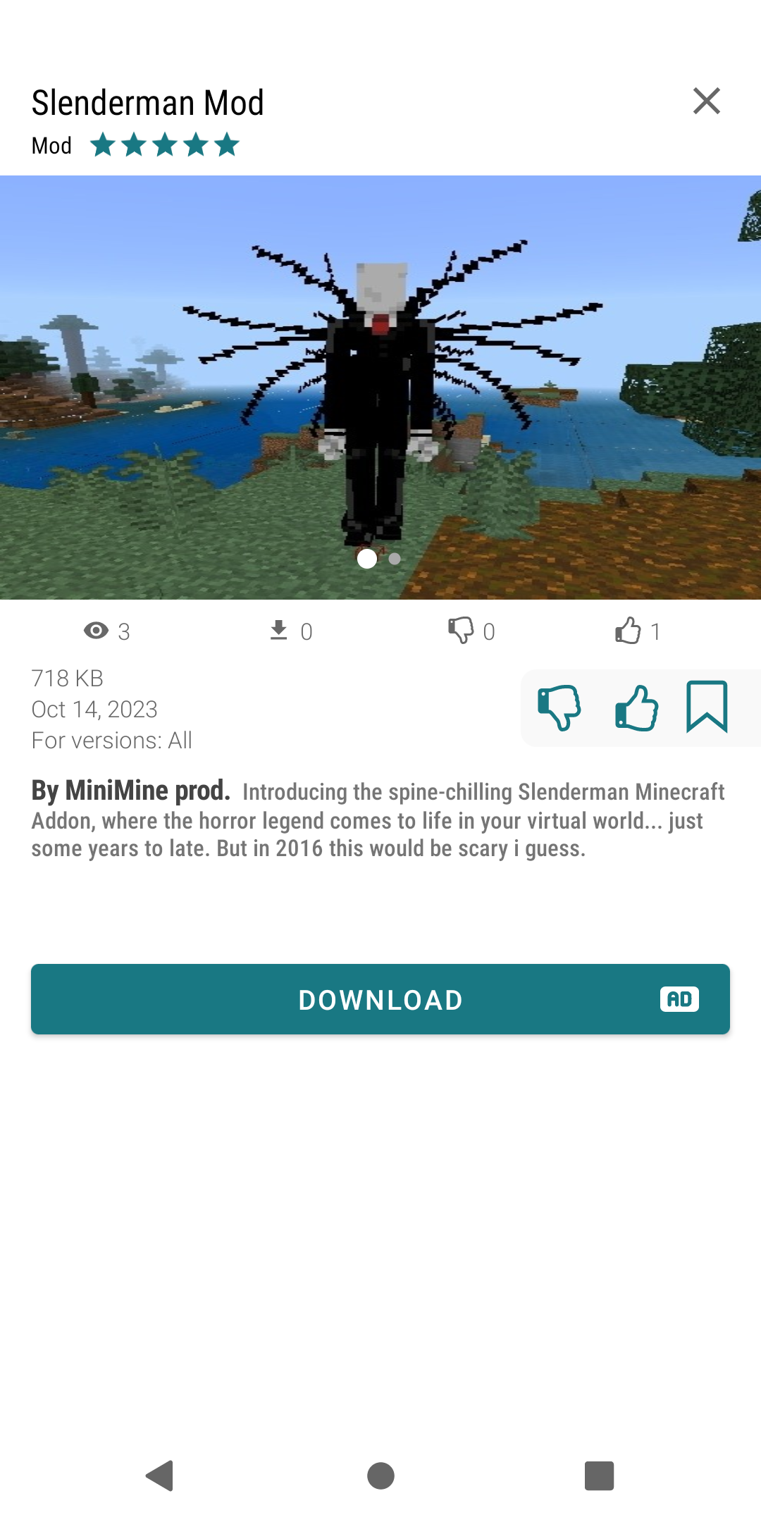 اسکرین شات 5 برنامه Addons & Mods for Minecraft
