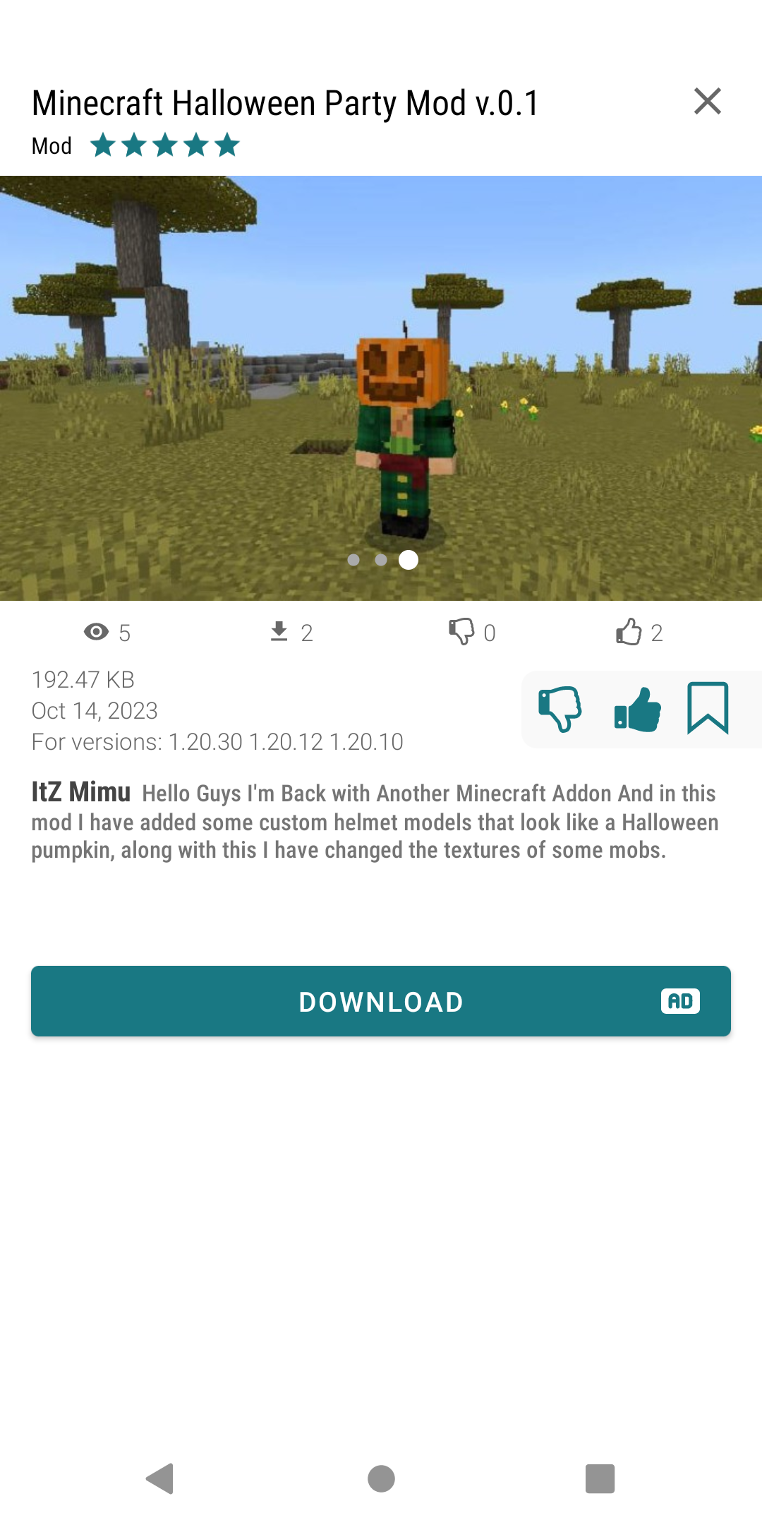 اسکرین شات 7 برنامه Addons & Mods for Minecraft