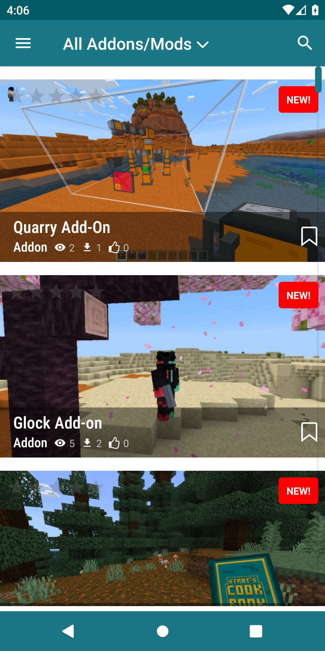 اسکرین شات 4 برنامه Addons & Mods for Minecraft