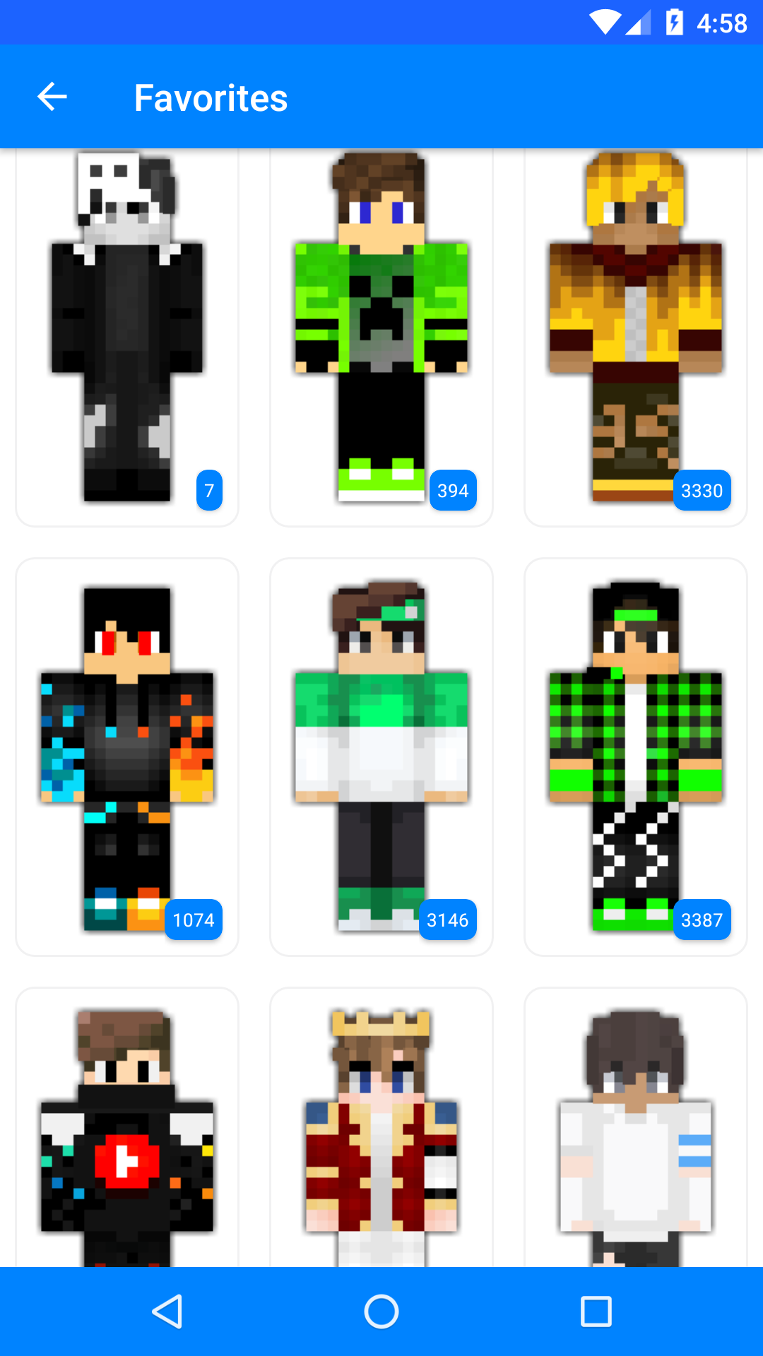 اسکرین شات 1 برنامه Boys Skins for Craftsman, MCPE