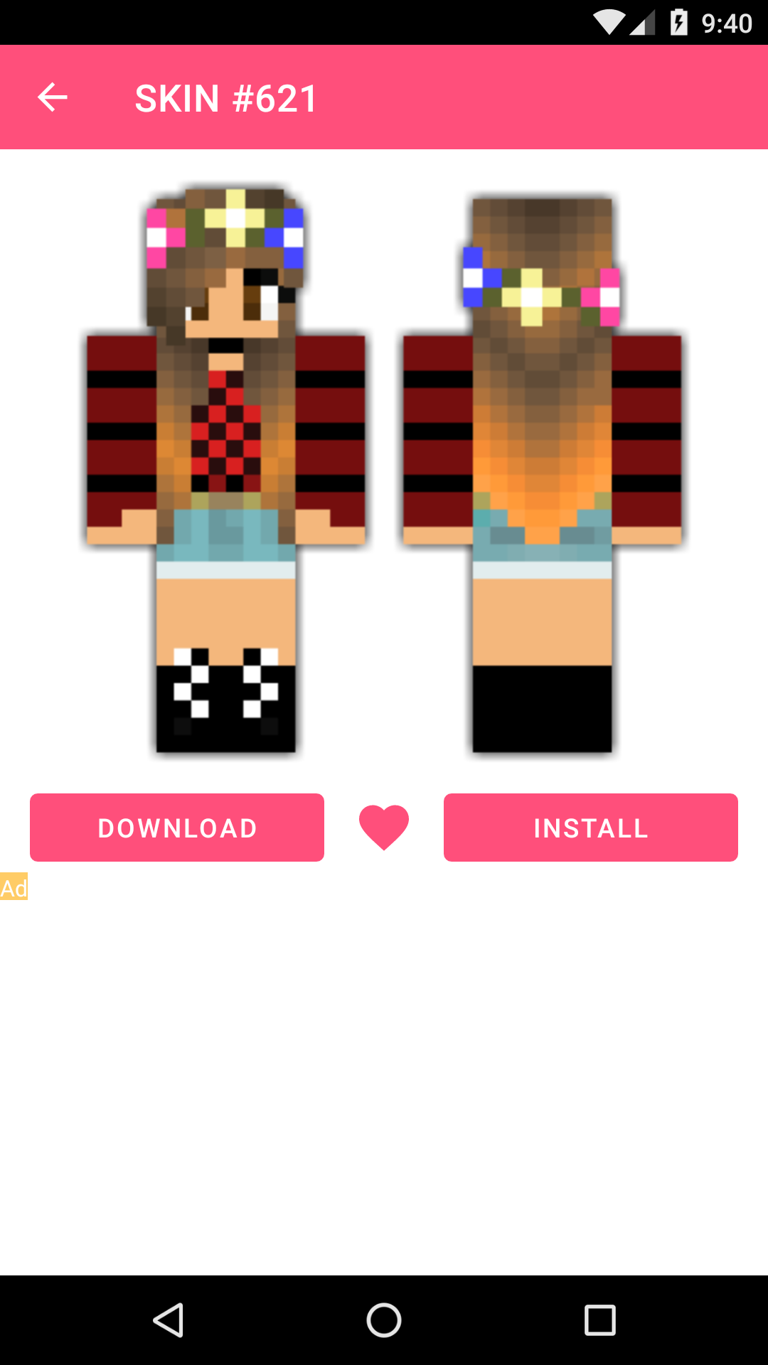 اسکرین شات 6 برنامه Girls Skins for Craftsman