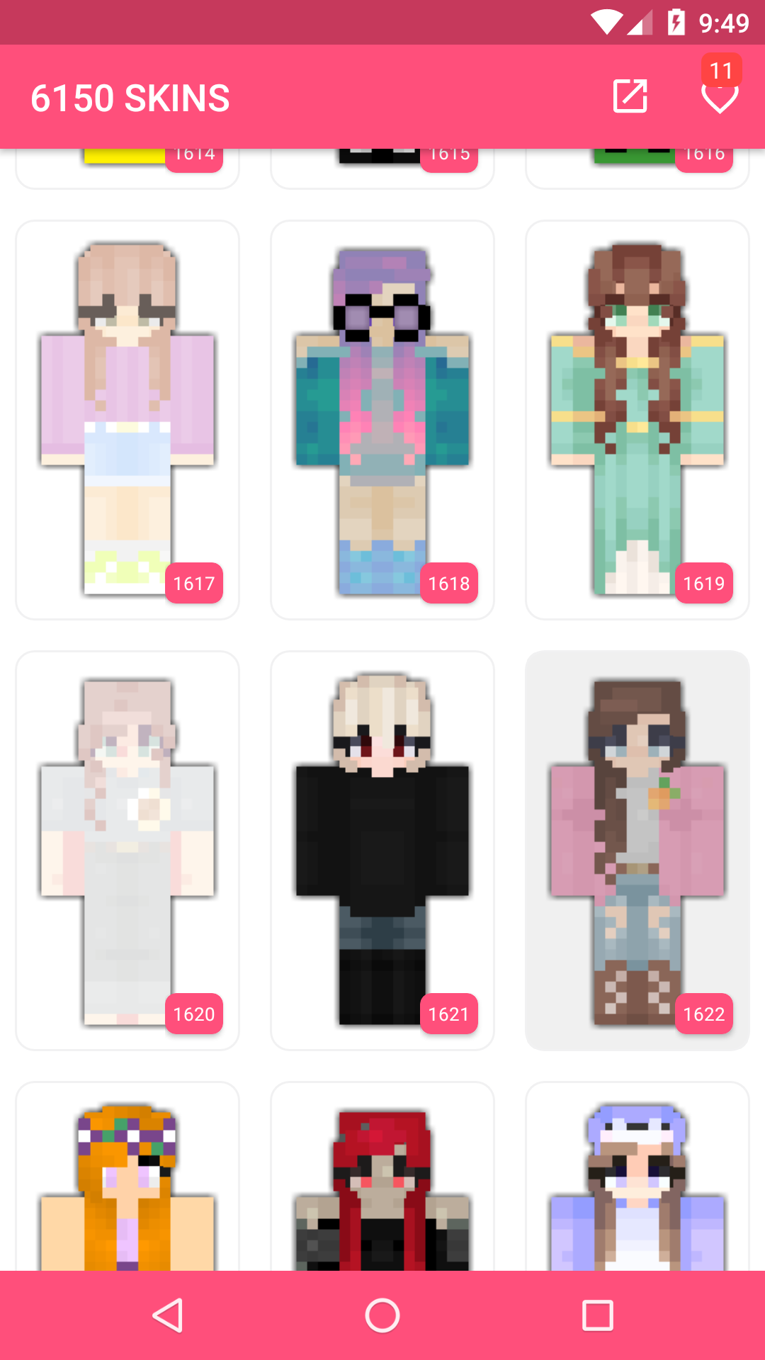 اسکرین شات 7 برنامه Girls Skins for Craftsman