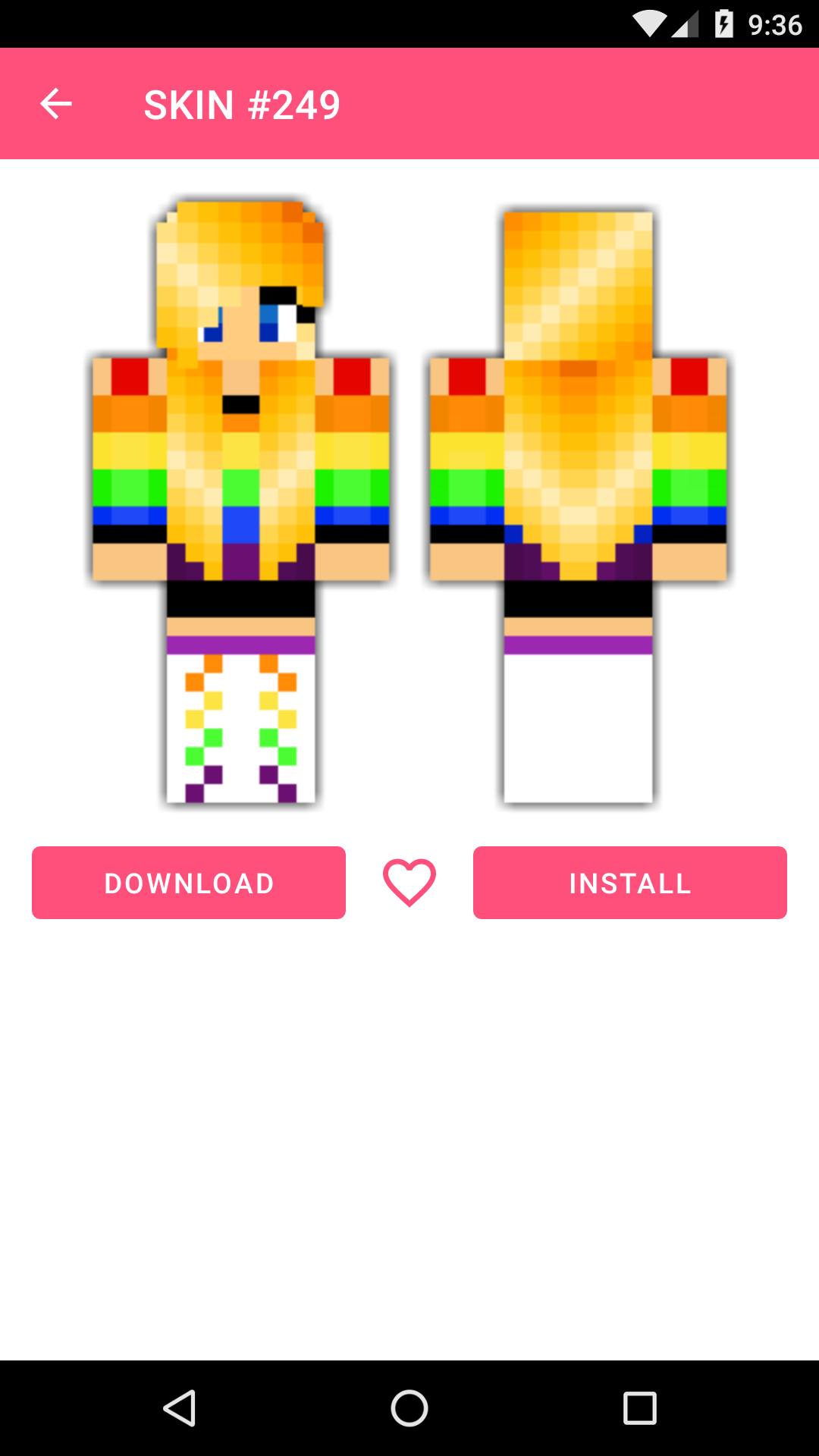 اسکرین شات 2 برنامه Girls Skins for Craftsman