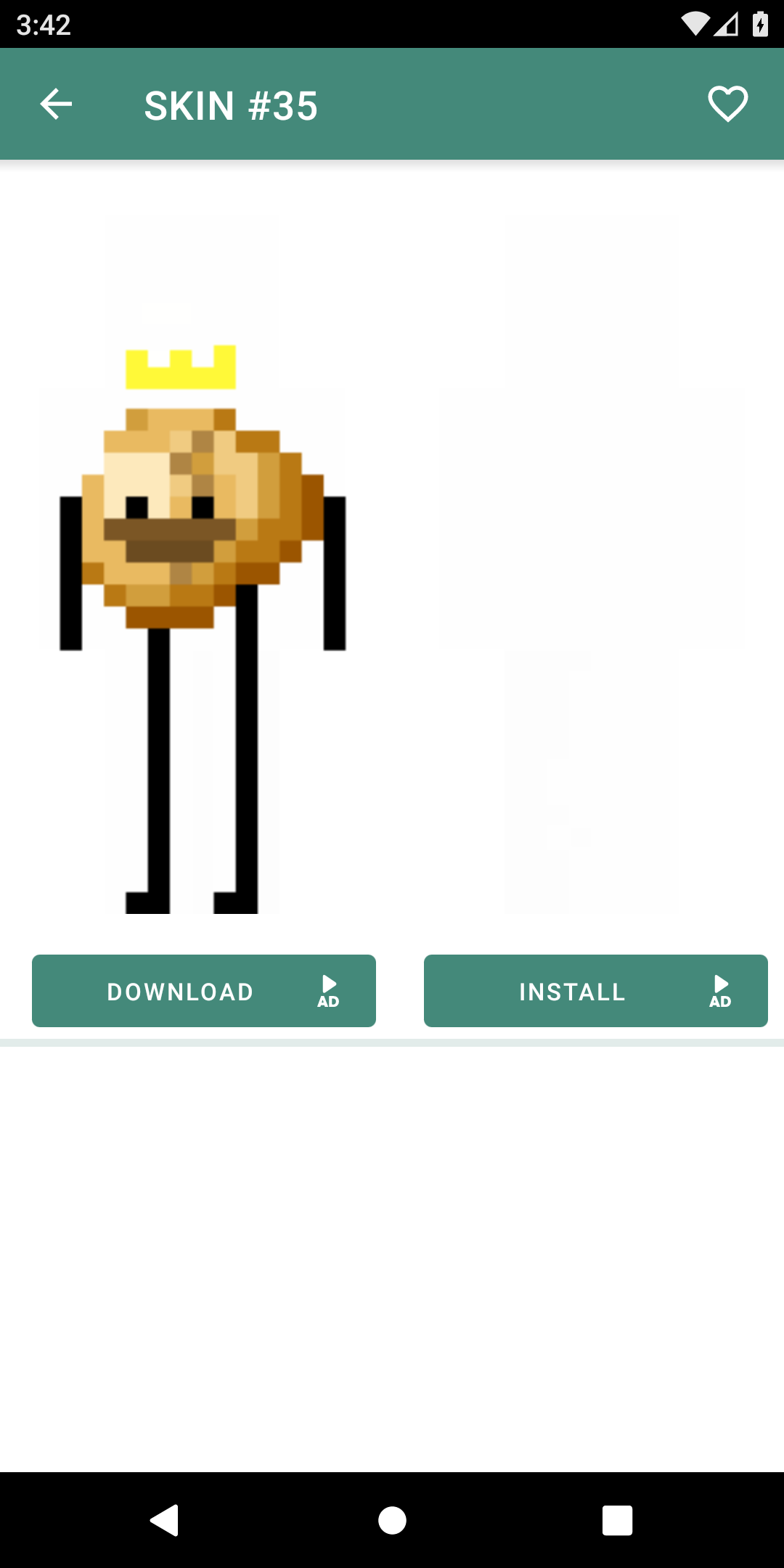 اسکرین شات 1 برنامه 2D Skins for Minecraft