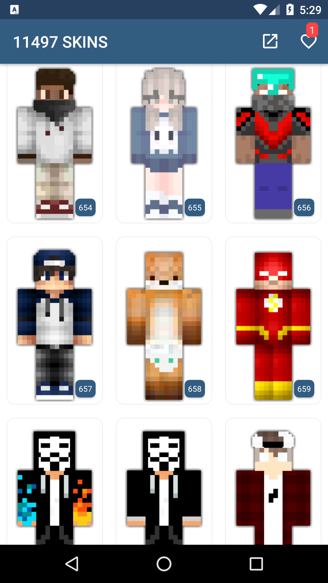 اسکرین شات 5 برنامه Skins for Minecraft