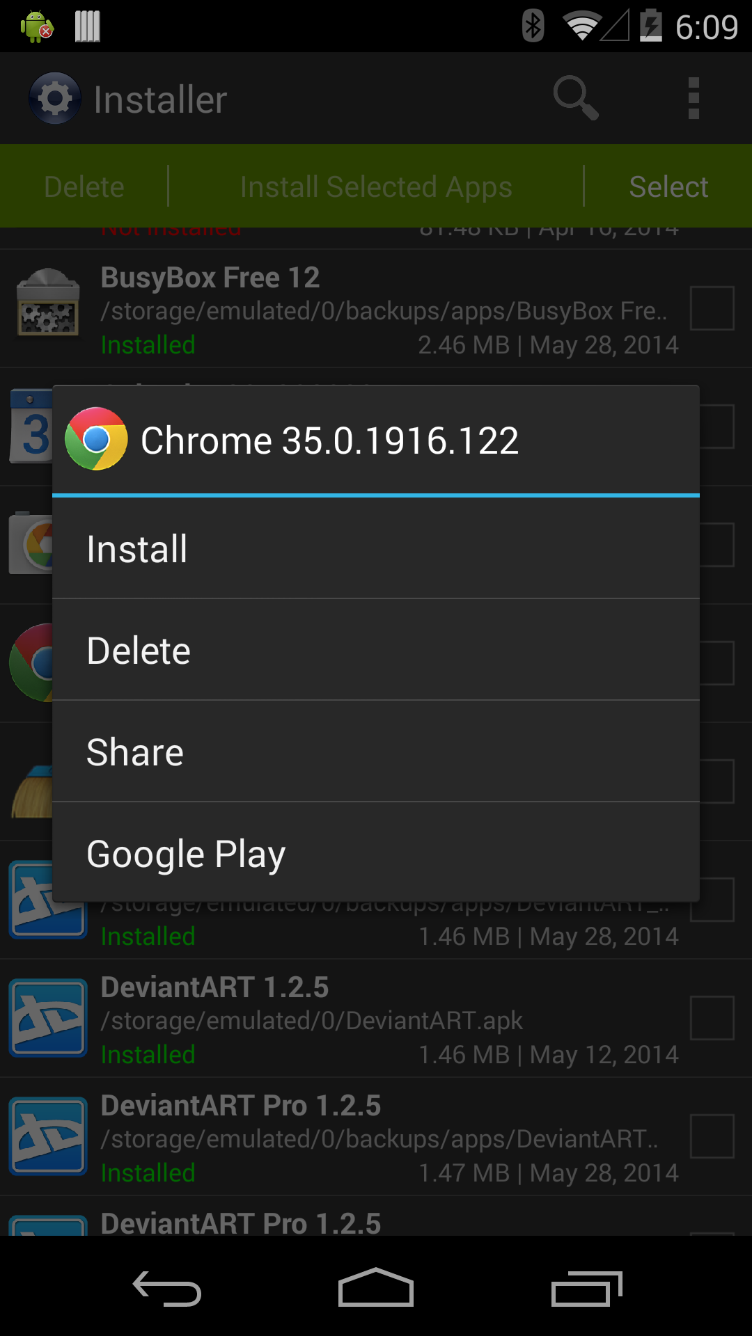 اسکرین شات 2 برنامه Installer - Install APK