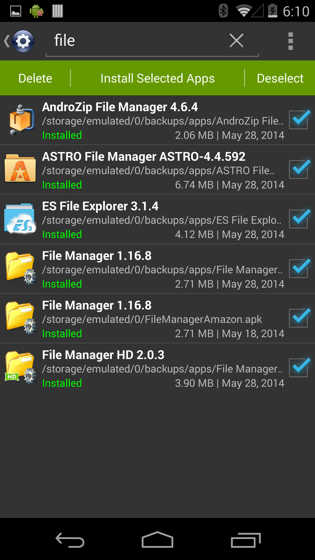 اسکرین شات 5 برنامه Installer - Install APK