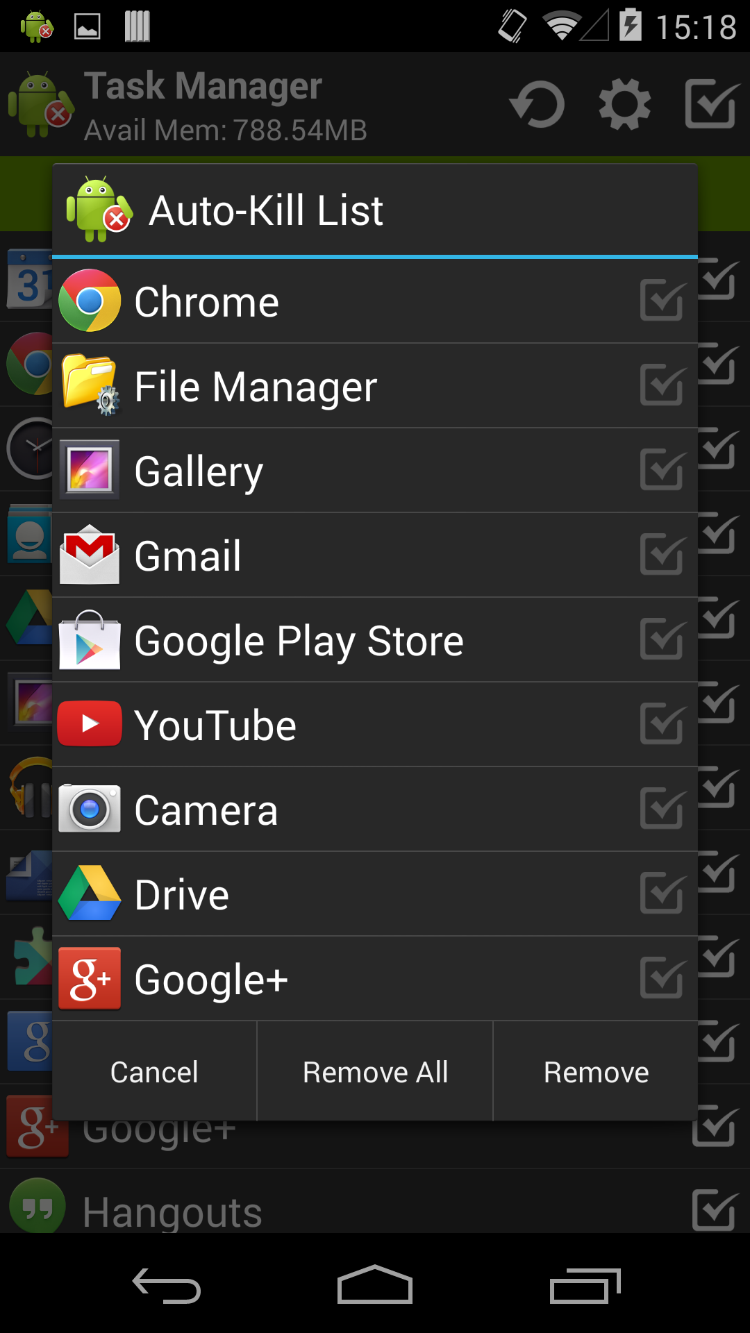 اسکرین شات 3 برنامه Task Manager (Task Killer)