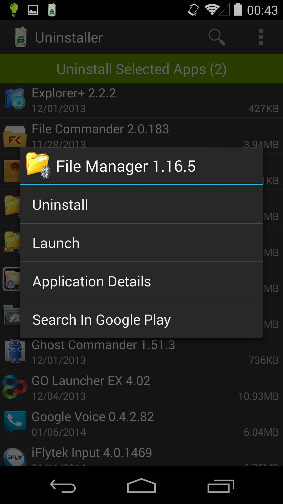 اسکرین شات 5 برنامه Uninstaller