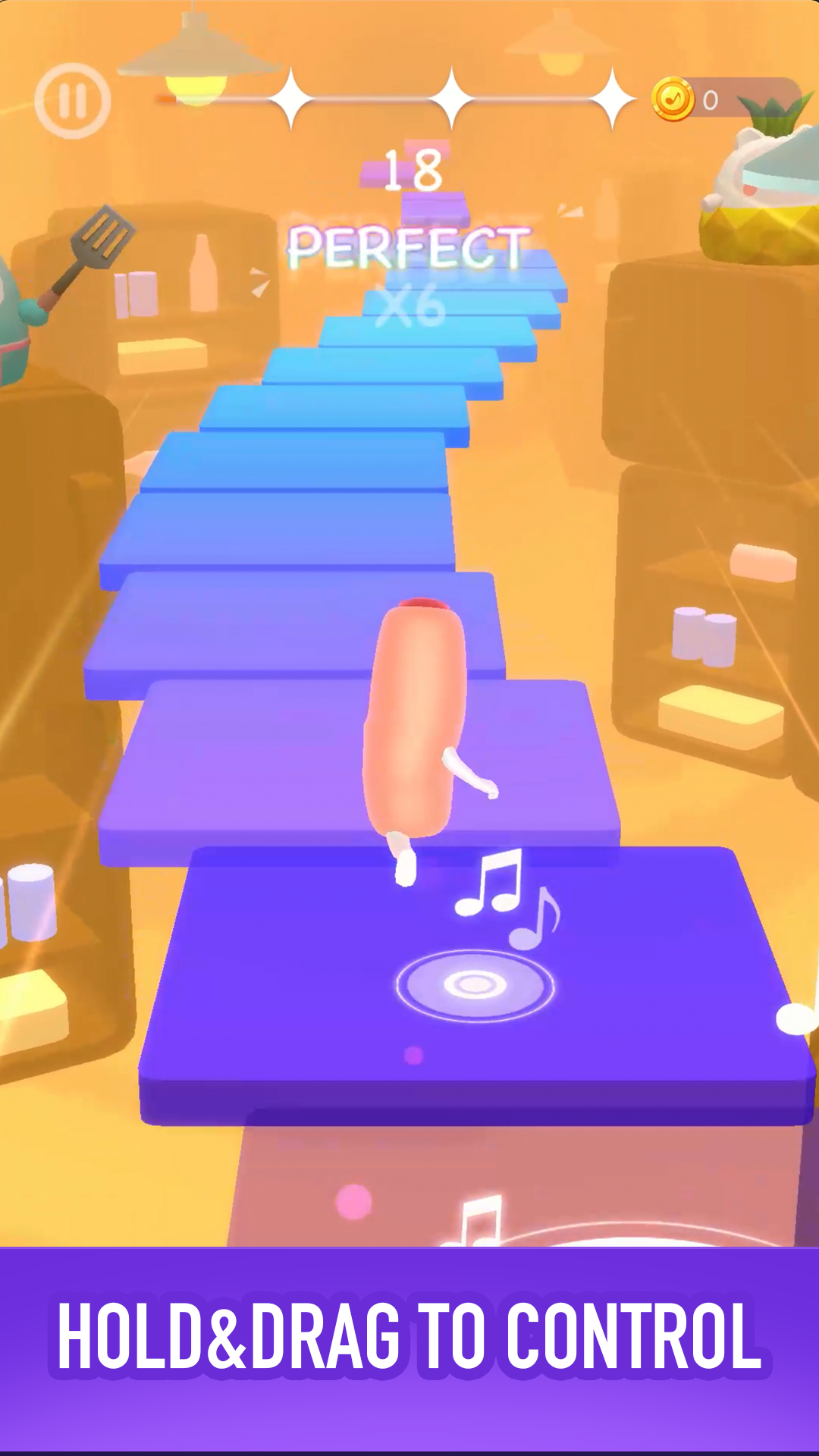اسکرین شات 2 بازی Music Runner Rush: Piano Tiles
