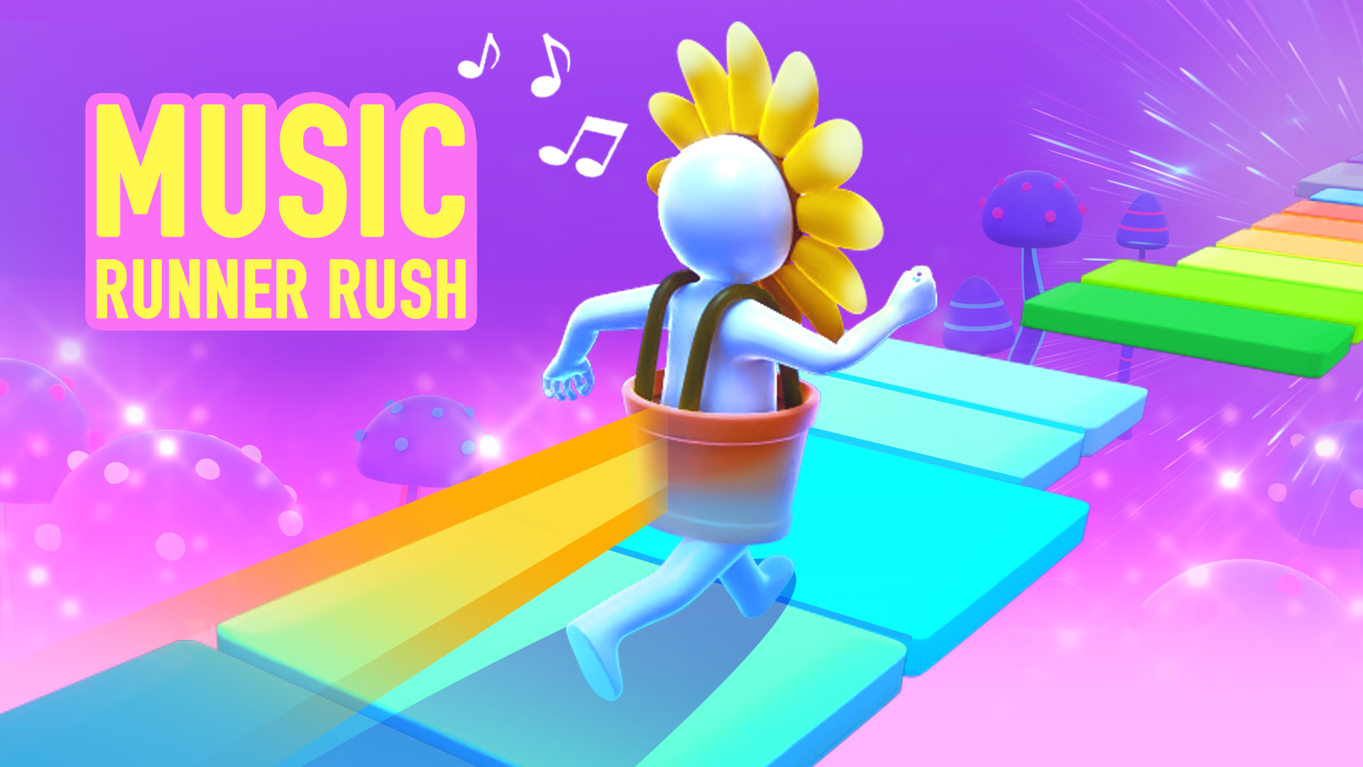 اسکرین شات 1 بازی Music Runner Rush: Piano Tiles