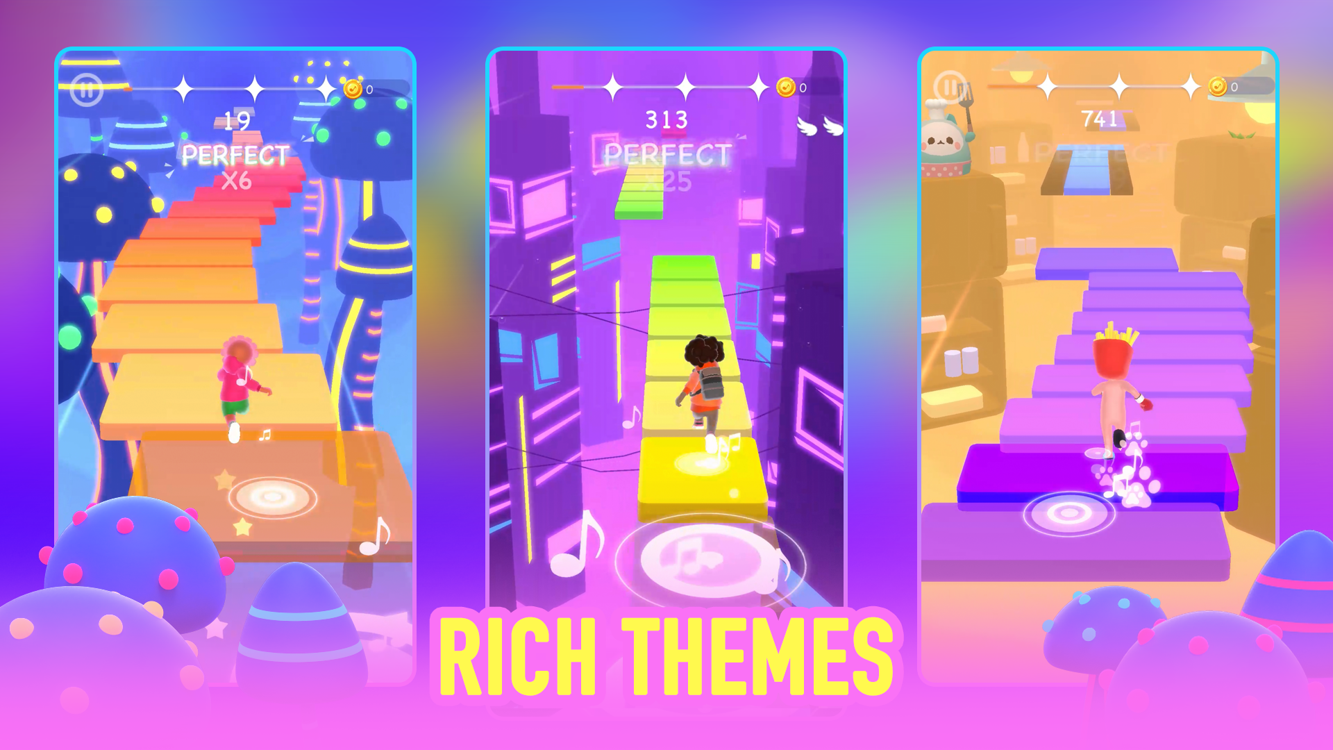 اسکرین شات 7 بازی Music Runner Rush: Piano Tiles