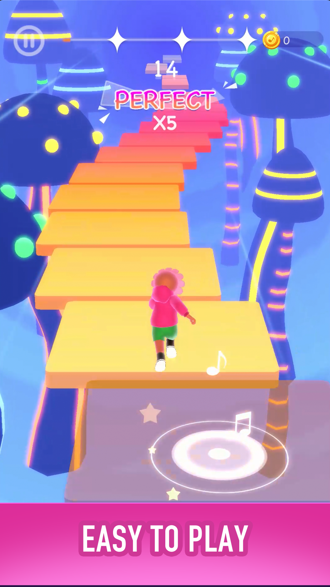 اسکرین شات 4 بازی Music Runner Rush: Piano Tiles