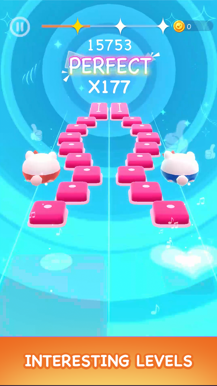 اسکرین شات 2 بازی Two Cats - Dancing Music Games