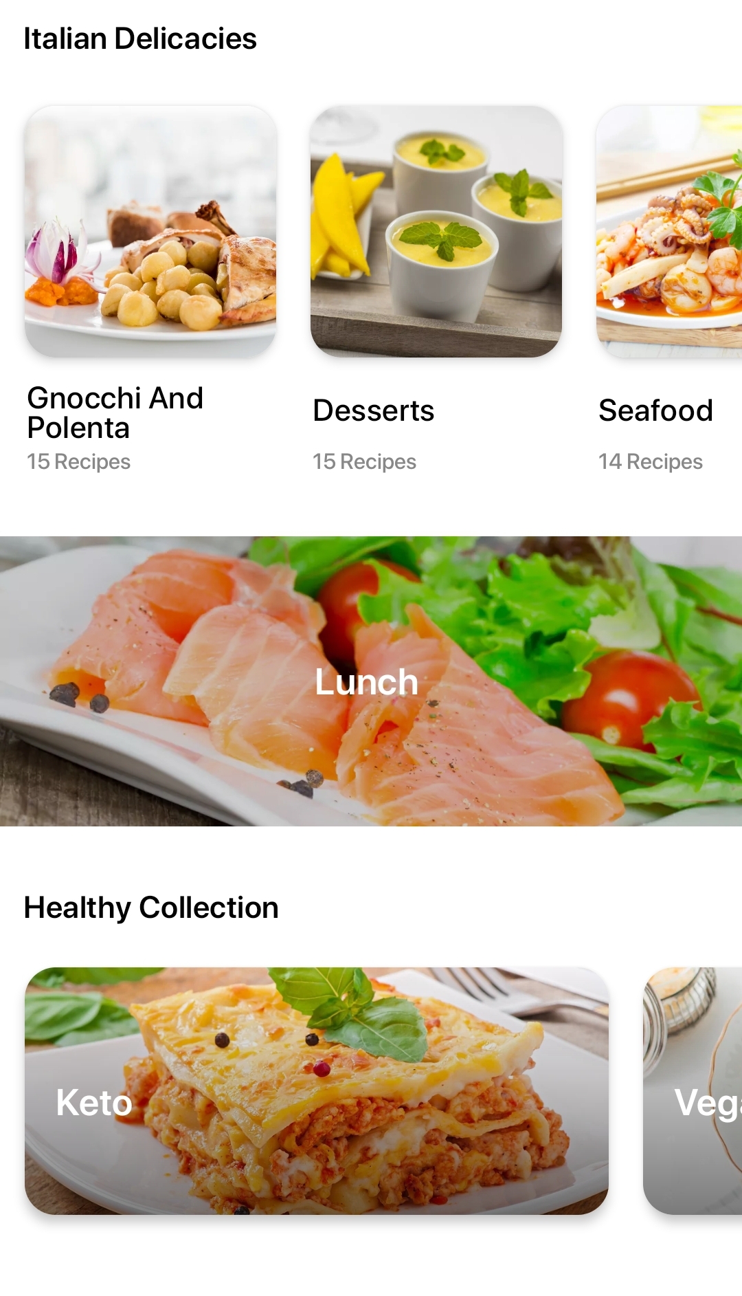 اسکرین شات 7 برنامه Italian recipes app