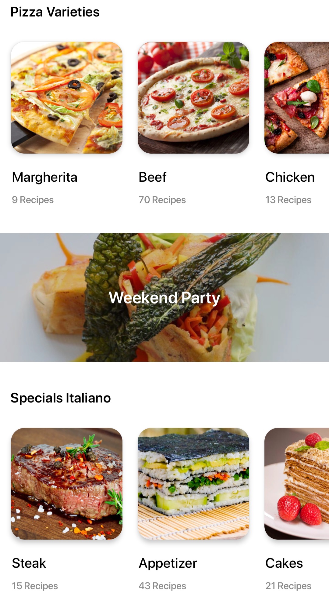 اسکرین شات 5 برنامه Italian recipes app