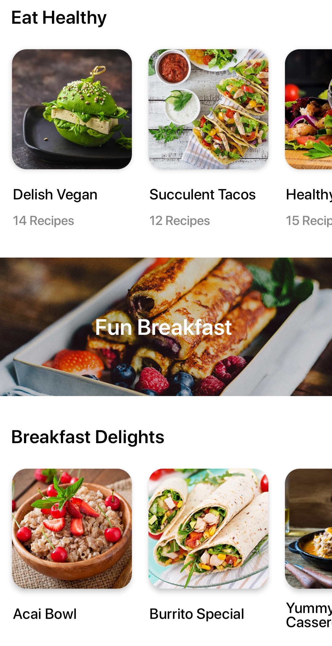 اسکرین شات 7 برنامه Breakfast Recipes App